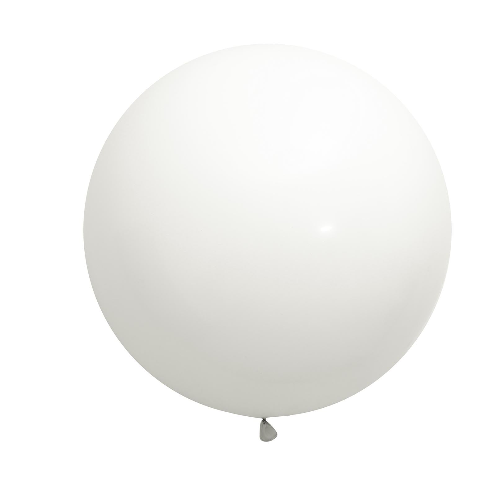 2 Pack 32 Large Balloons Helium or Air Latex Balloons Pastel White