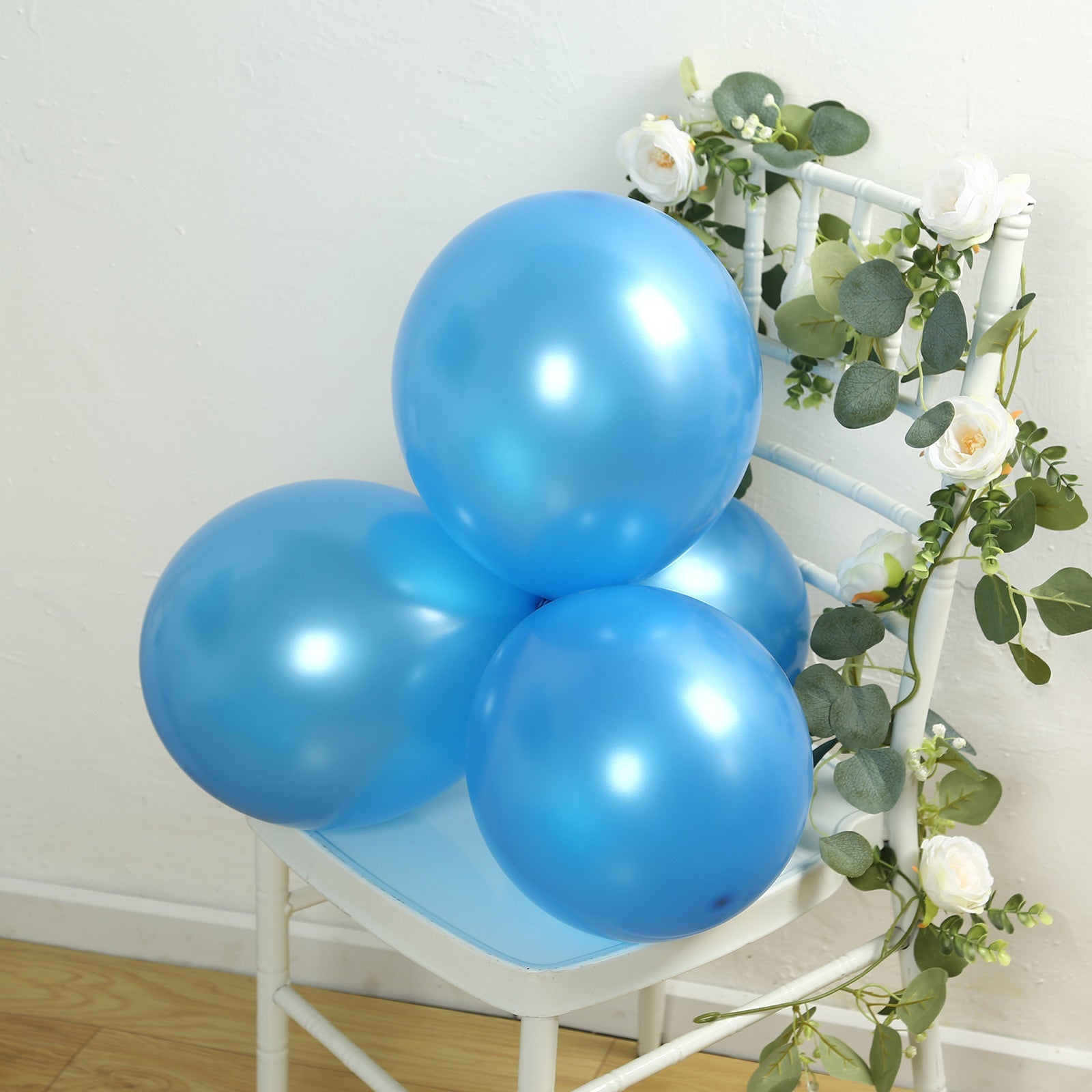 50 Pack Royal Blue Biodegradable Balloons, 12 Thickened Extra Strong Eco-friendly Latex Helium Party Balloons