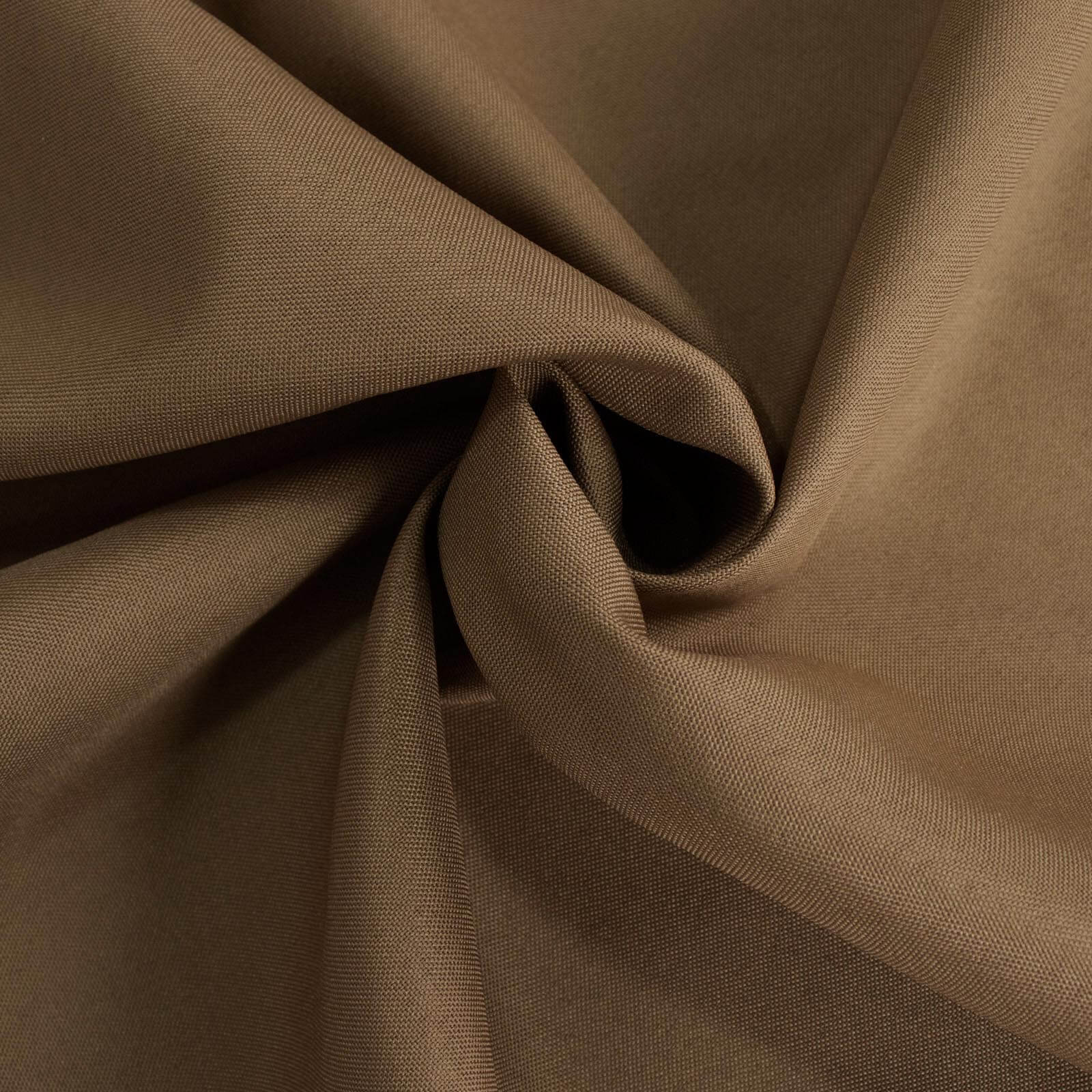 Polyester 70x70 Table Overlay Square Tablecloth Taupe - Wrinkle-Resistant & Durable Table Cover