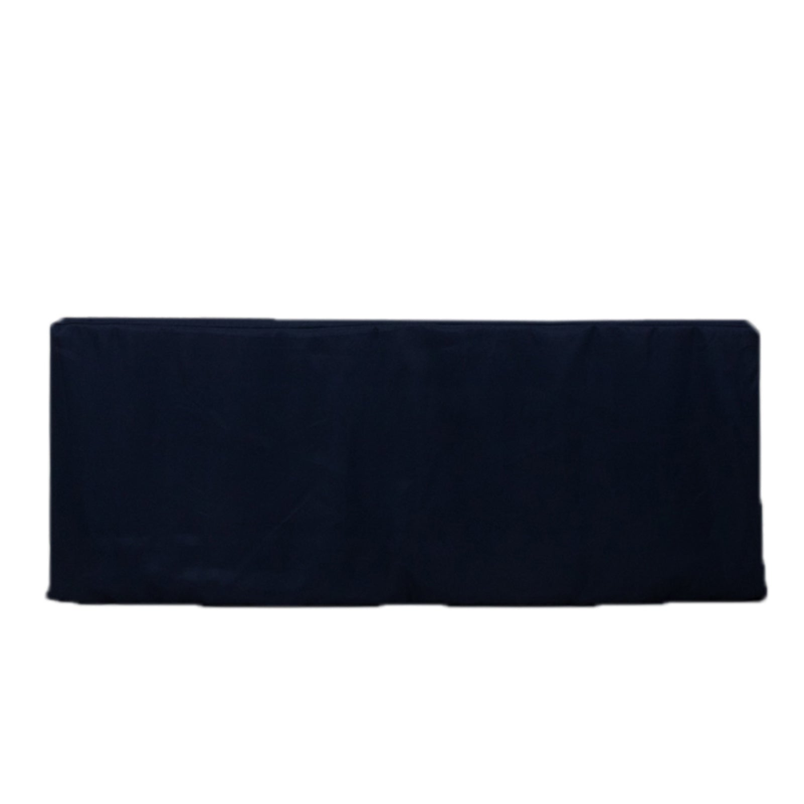 Fitted Polyester 72x30 Rectangle Tablecloth Navy Blue with Open Back Design - Easy to Maintain and Wrinkle-Resistant Table Cover