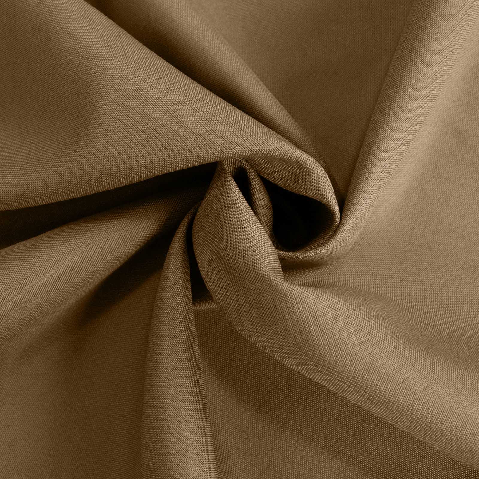 Polyester 90 Round Tablecloth Taupe - Stain & Wrinkle-Resistant Table Cover