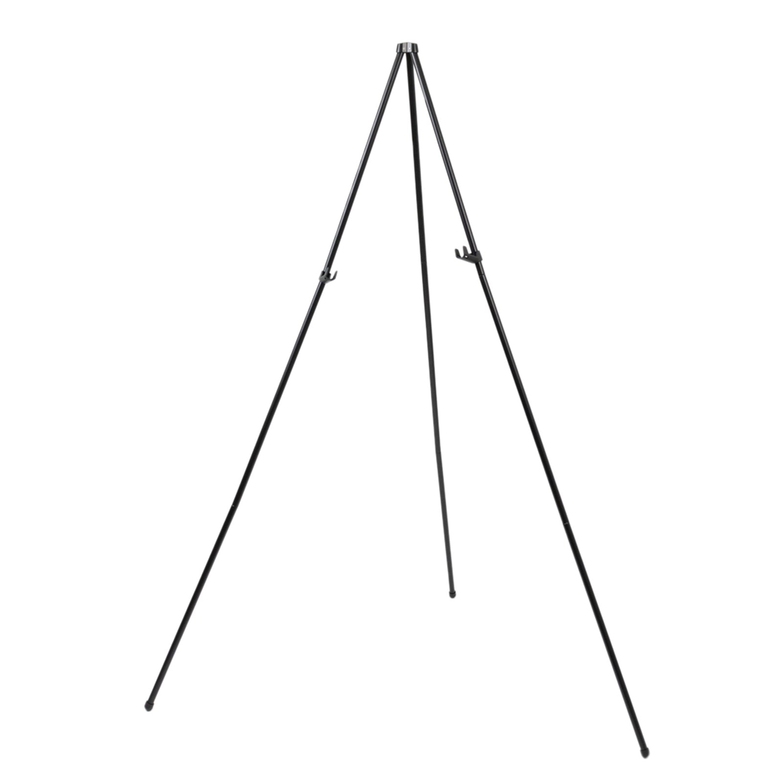 65 Heavy Duty Black Metal Easel Stand - Portable and Adjustable Tripod for Wedding Signs, Posters, and Art