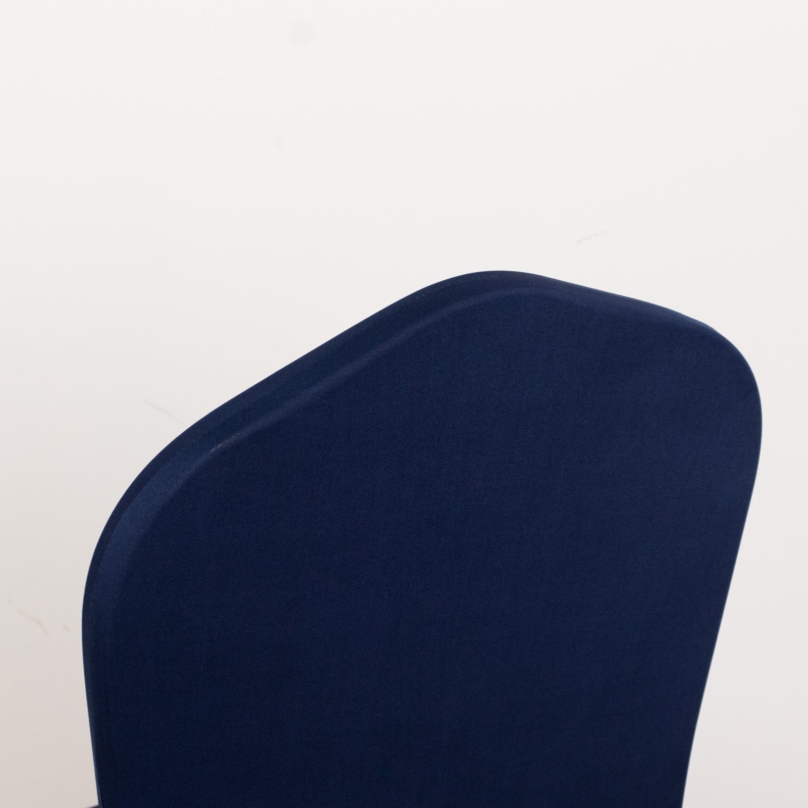 Premium Spandex Chair Cover with Foot Pockets for Banquet Chairs Navy Blue - Stretch 220GSM Fitted Slipcover