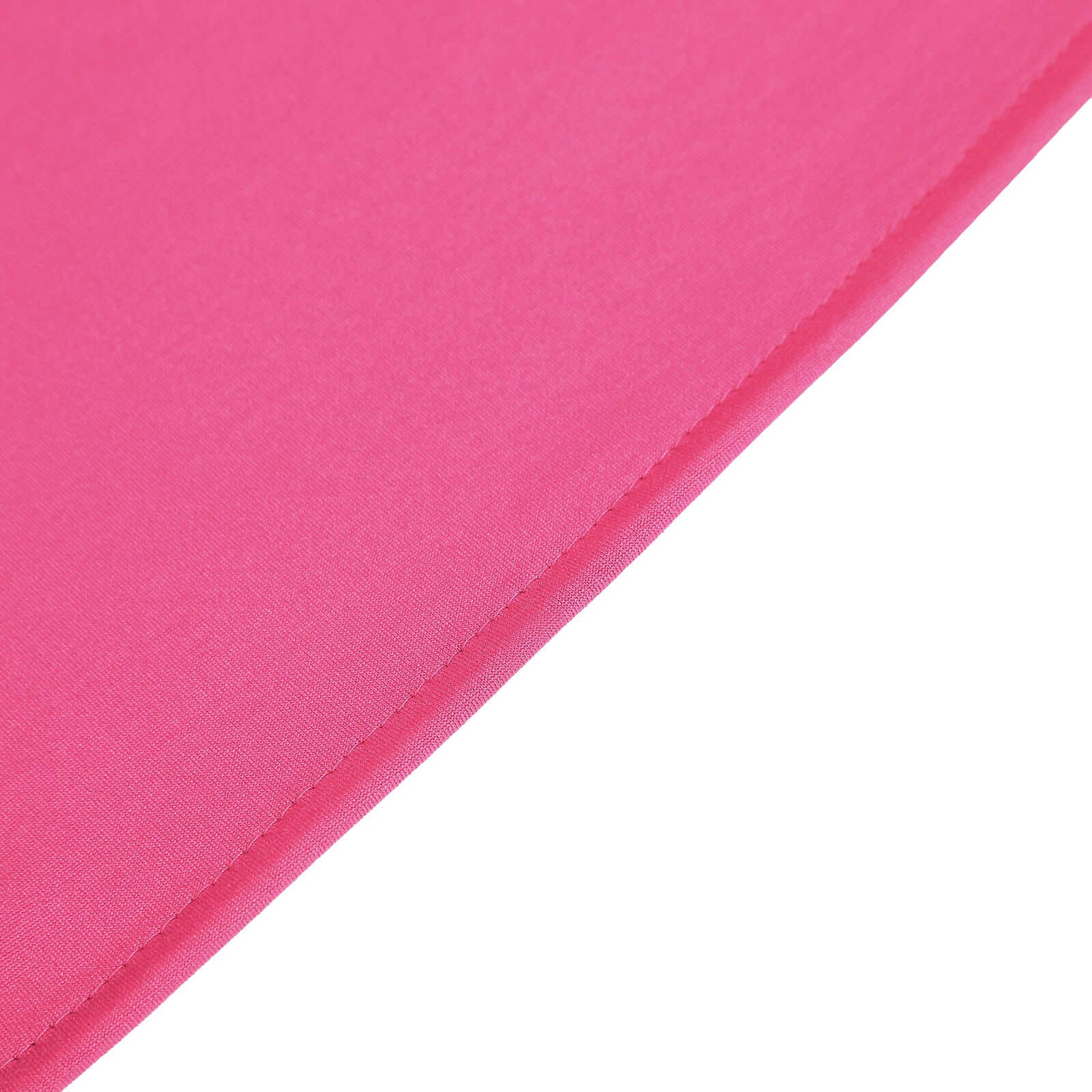 Set of 3 Matte Fuchsia Spandex Fitted Chiara Backdrop Stand Cover For Round Top Wedding Arch - 5ft, 6ft, 7ft