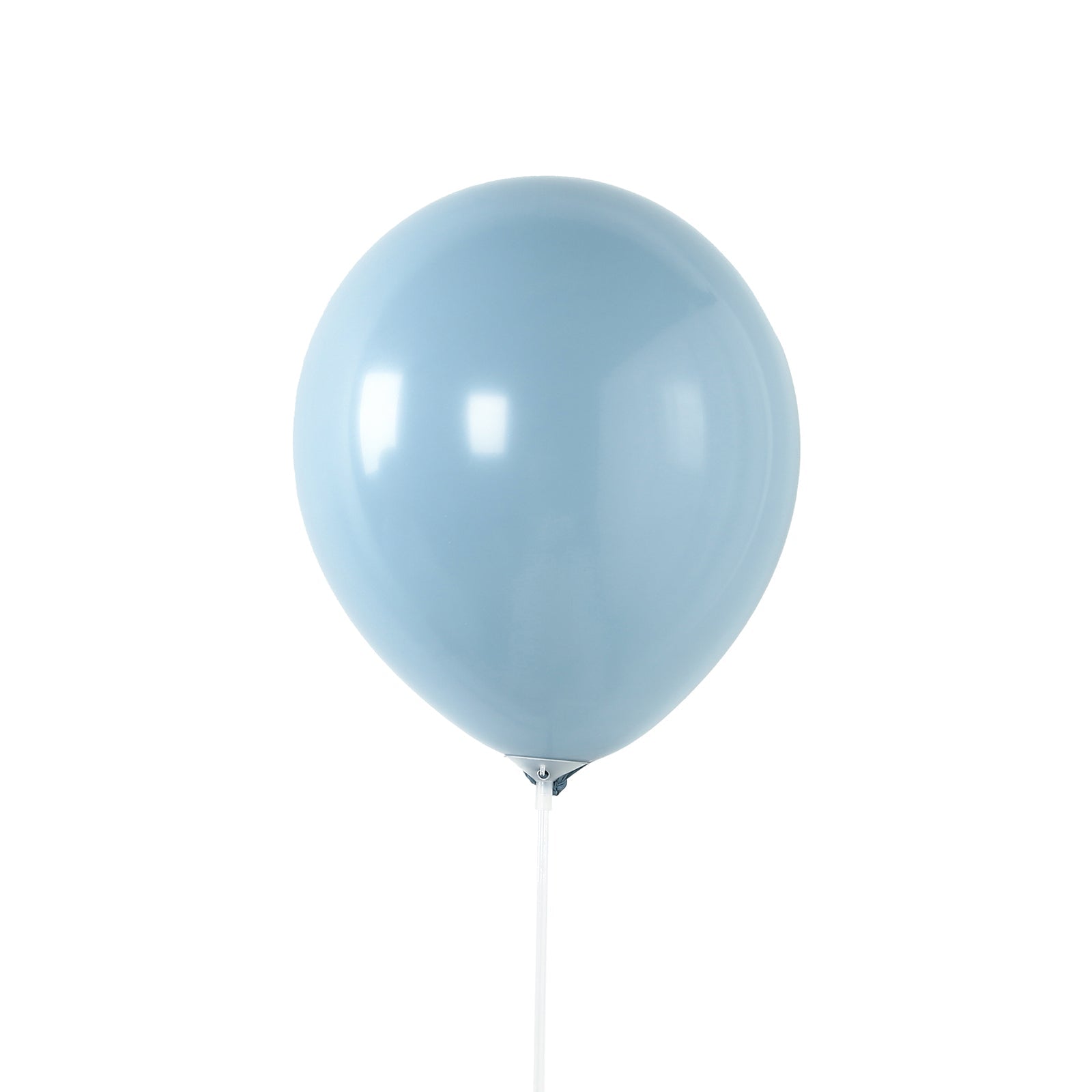 50 Pack Matte Pastel Dusty Blue Biodegradable Balloons 12, Round Eco-friendly Thick Latex Party Balloons