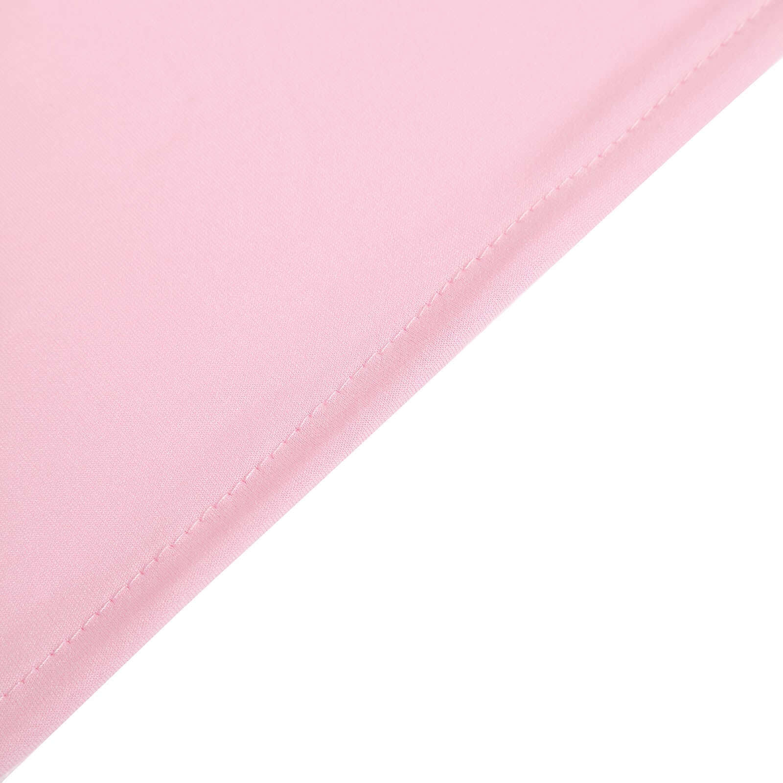 Set of 3 Matte Pink Spandex Fitted Chiara Backdrop Stand Cover For Round Top Wedding Arch - 5ft, 6ft, 7ft