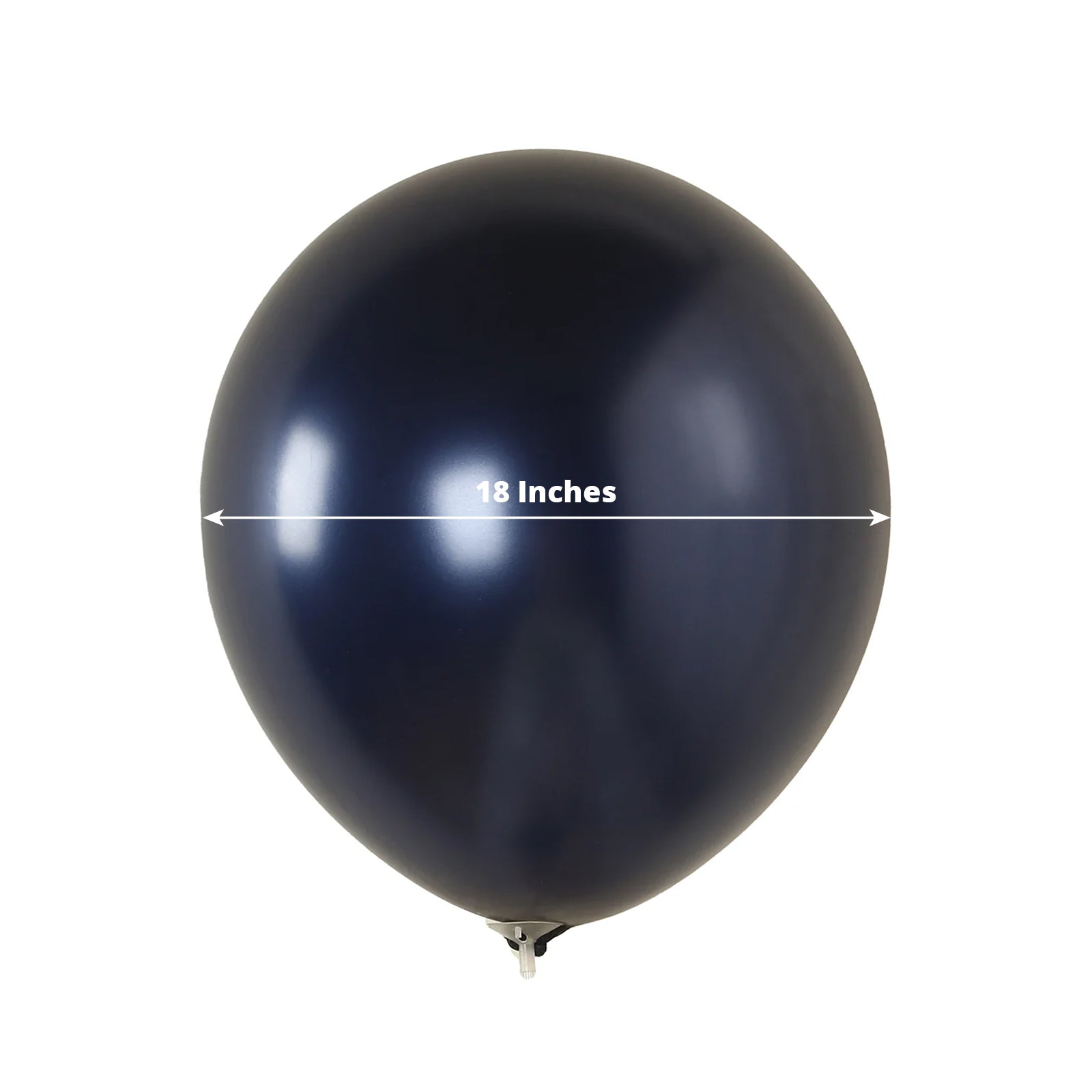 10 Pack Navy Blue Biodegradable Balloons, 18 Thickened Extra Strong Eco-friendly Latex Helium Party Balloons