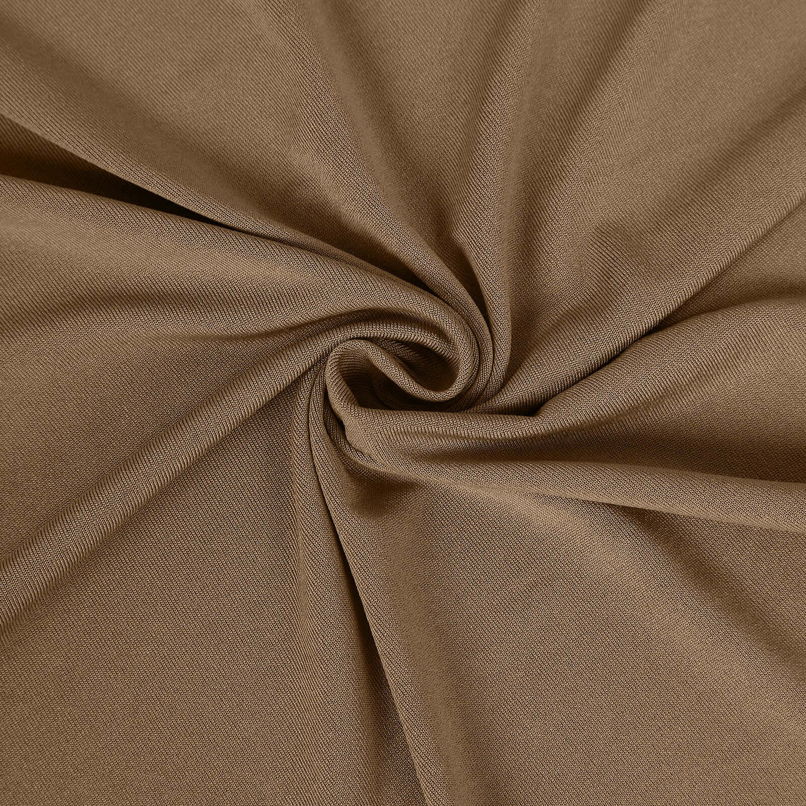 7.5ft Taupe Round Spandex Fit Party Backdrop Stand Cover