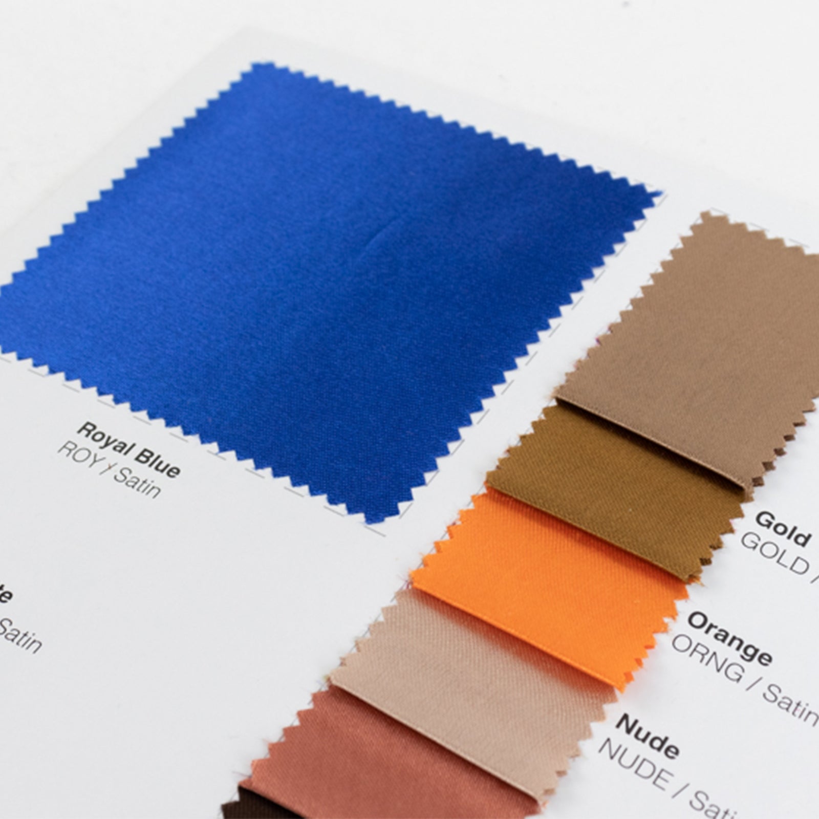 Satin Fabric Sample Book - 34 Colors, High-Quality Swatches for Upholstery, Sewing and Craft Projects