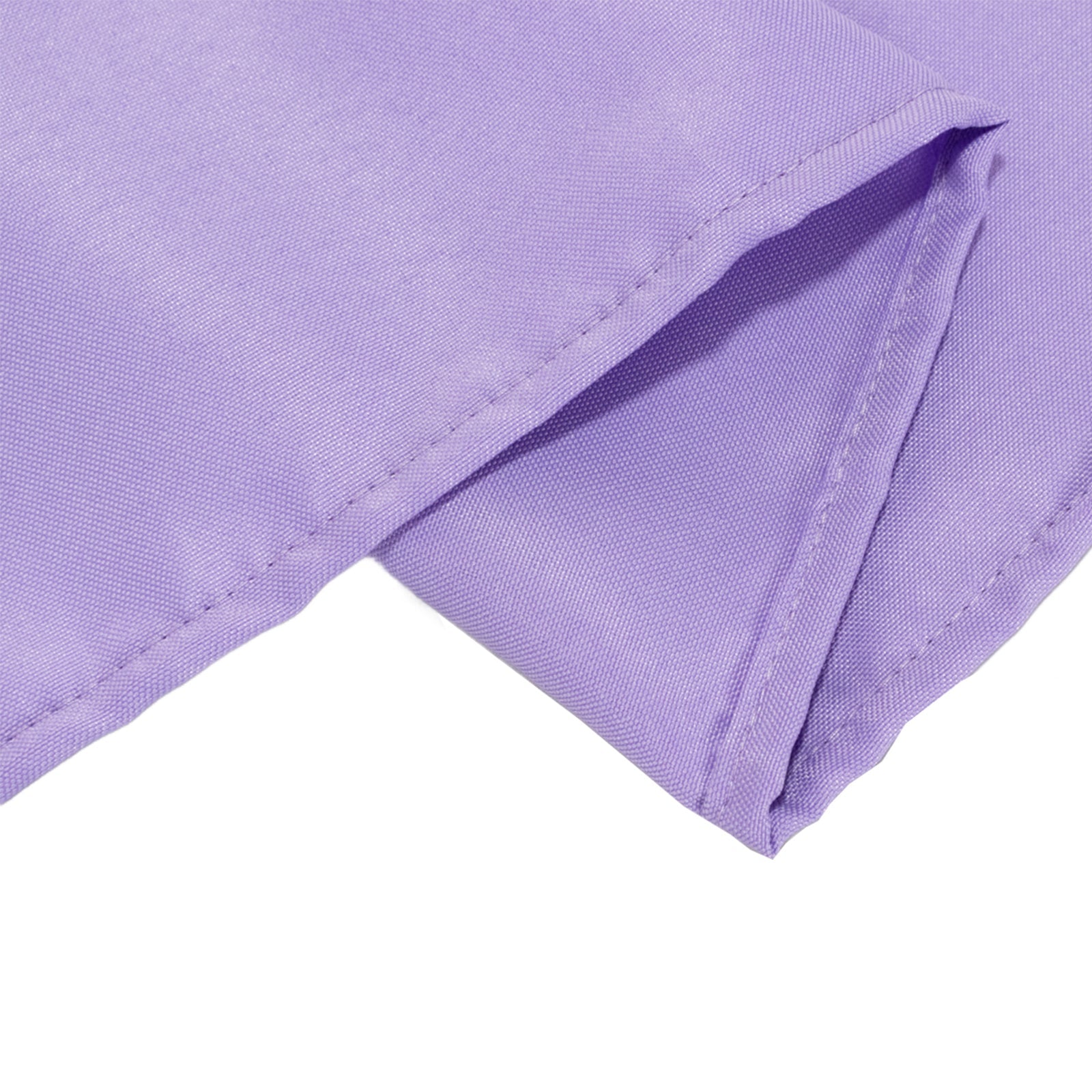 Premium Polyester 90x132 Rectangle Tablecloth Lavender Lilac - Seamless 220GSM Stain-Resistant Table Cover