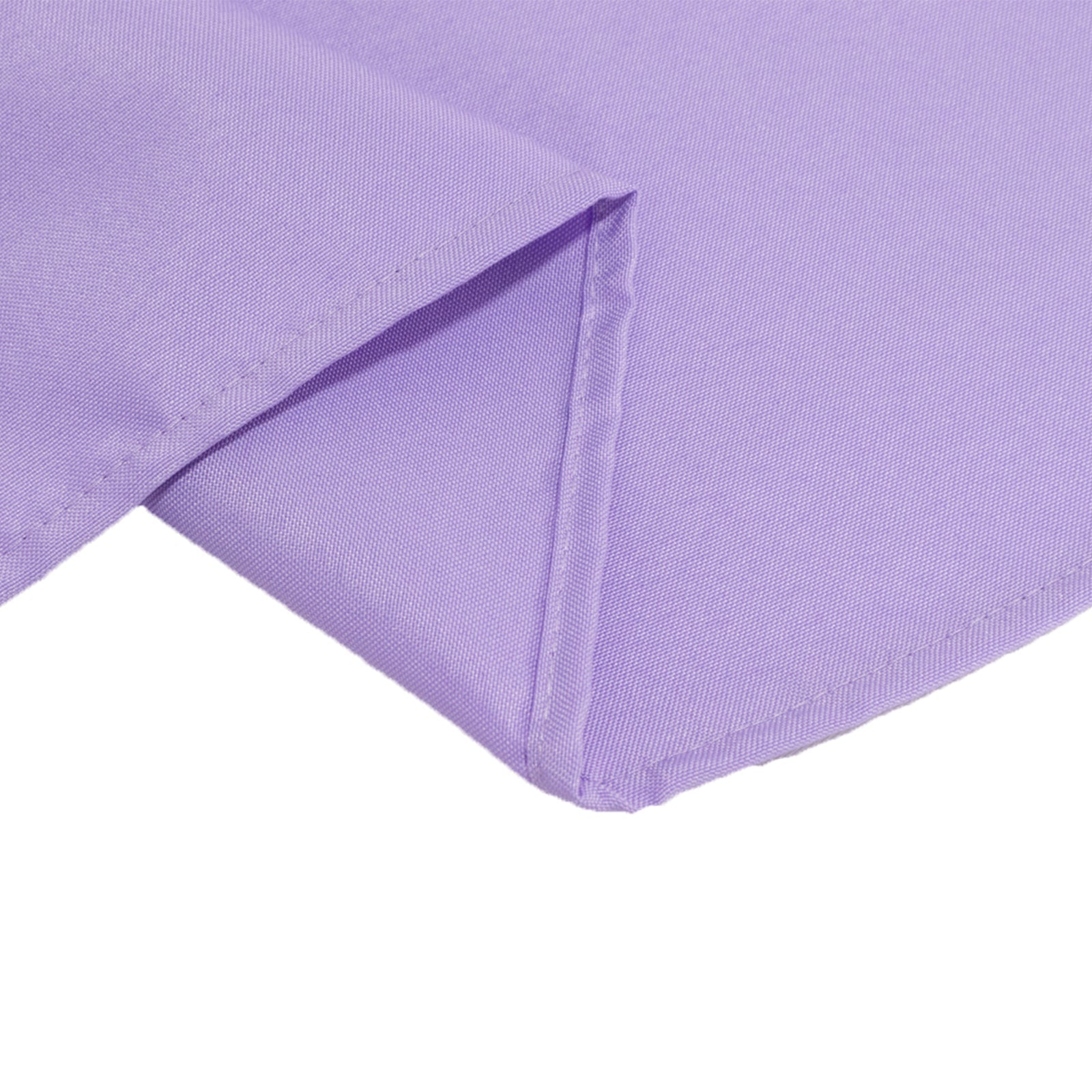 Premium Polyester 70x70 Table Overlay Square Tablecloth Lavender Lilac 220GSM Wrinkle-Resistant Table Cover