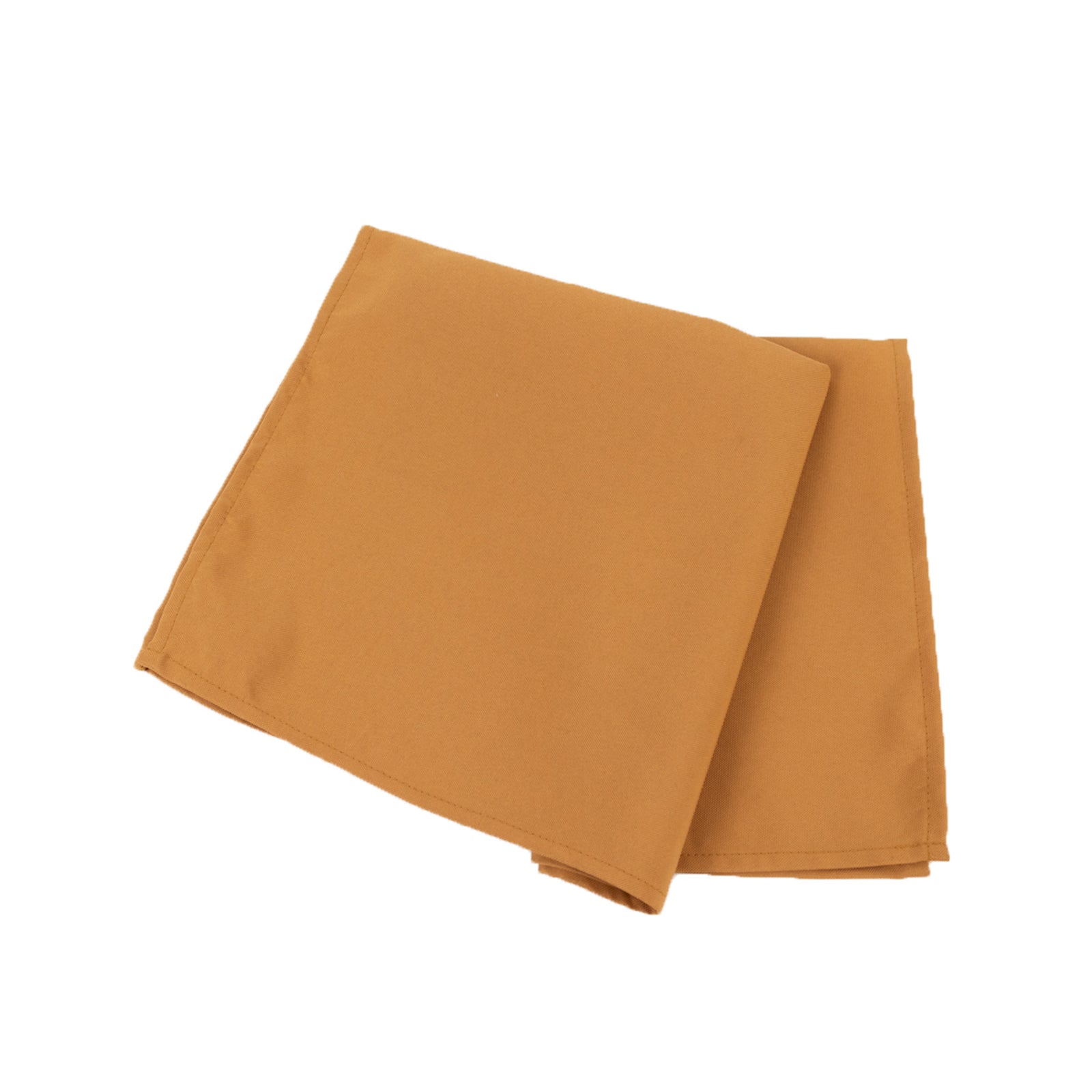 5 Pack Premium Polyester 20x20 Napkins Gold - Wrinkle-Resistant & Durable Dinner Napkins for Any Occasion