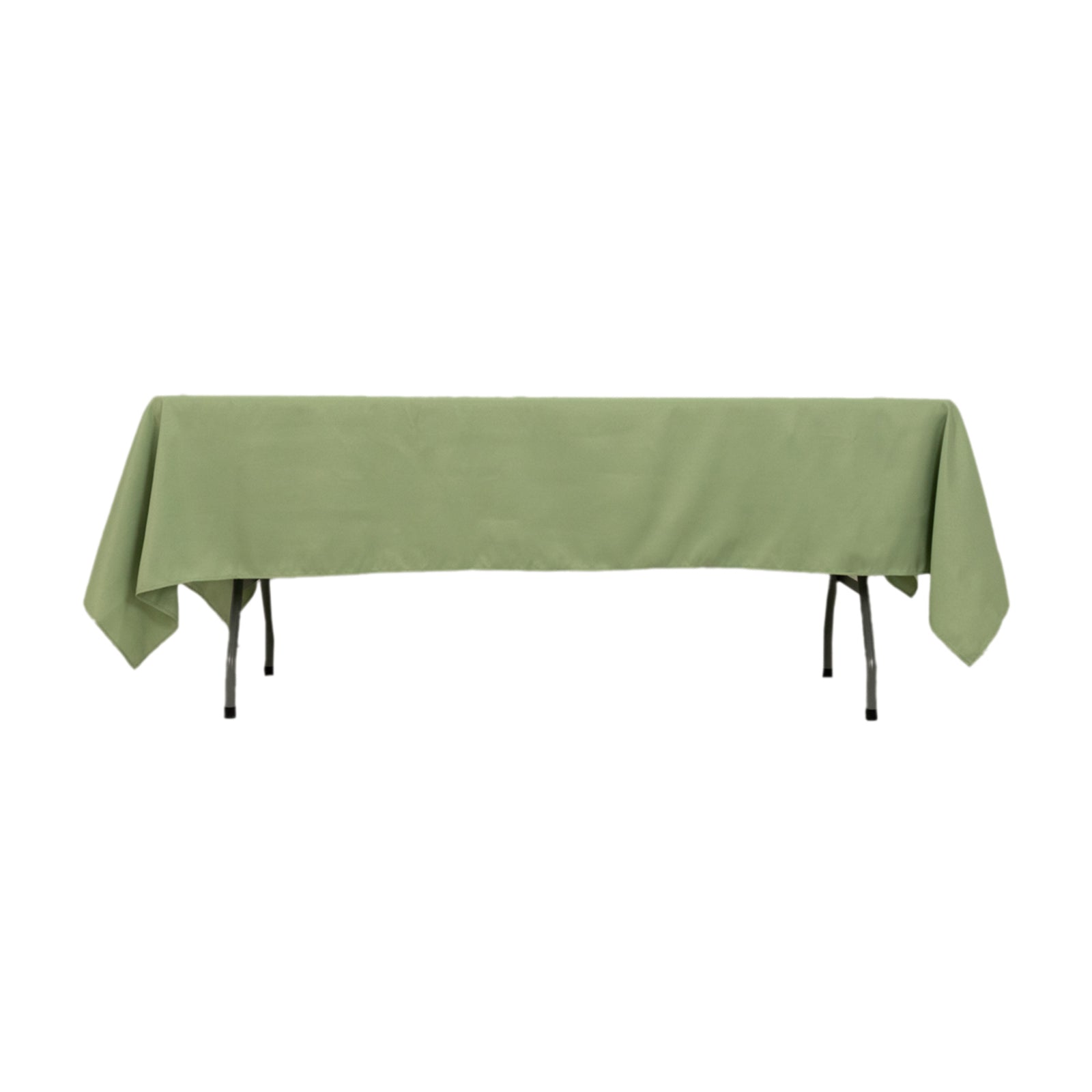 Premium Polyester 60x102 Rectangle Tablecloth Sage Green - Durable 220GSM Wrinkle-Resistant Table Cover