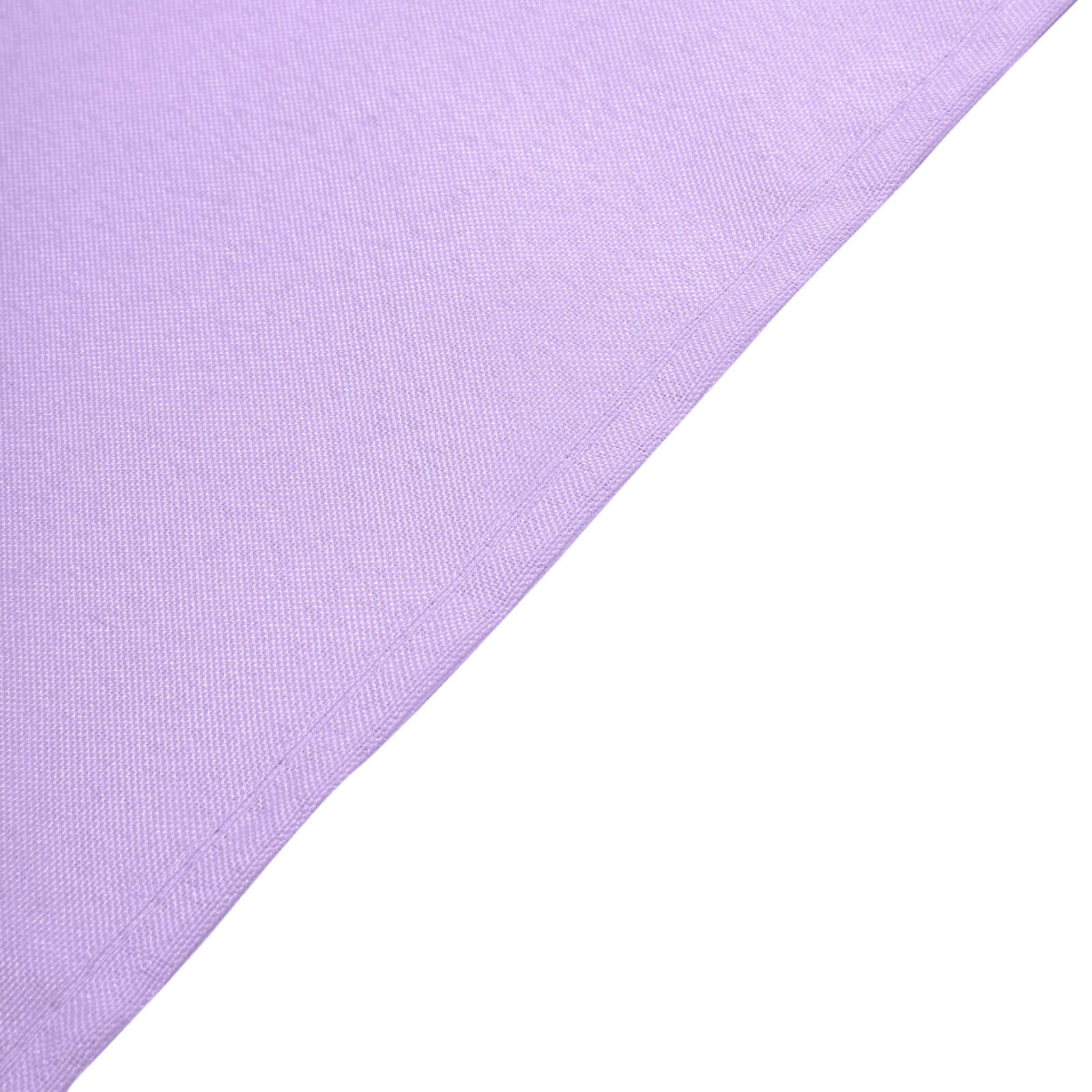 Polyester 120 Round Tablecloth Lavender Lilac - Seamless Wrinkle-Resistant Table Cover