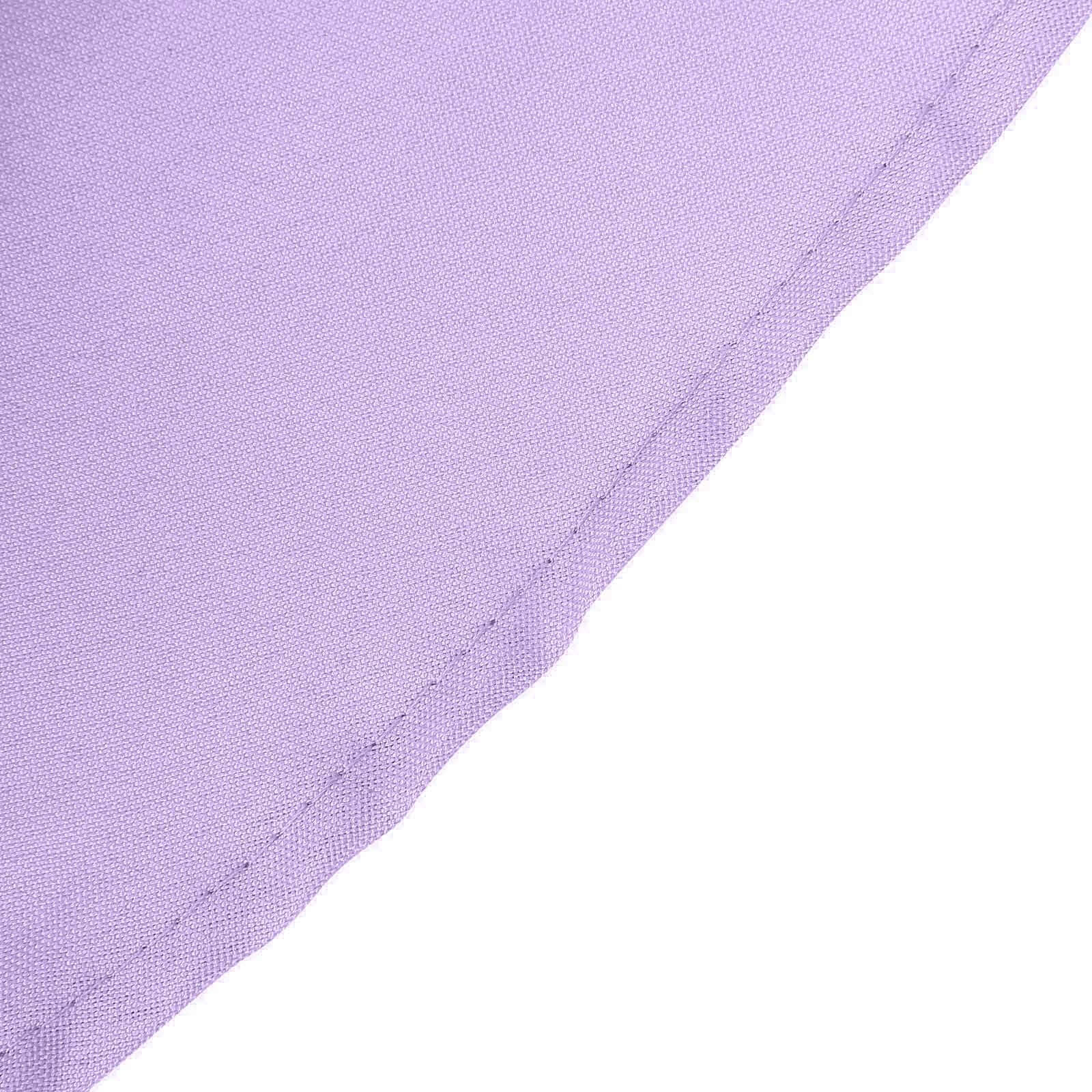 Polyester 90x132 Rectangle Tablecloth Lavender Lilac - Seamless Wrinkle-Resistant Table Cover