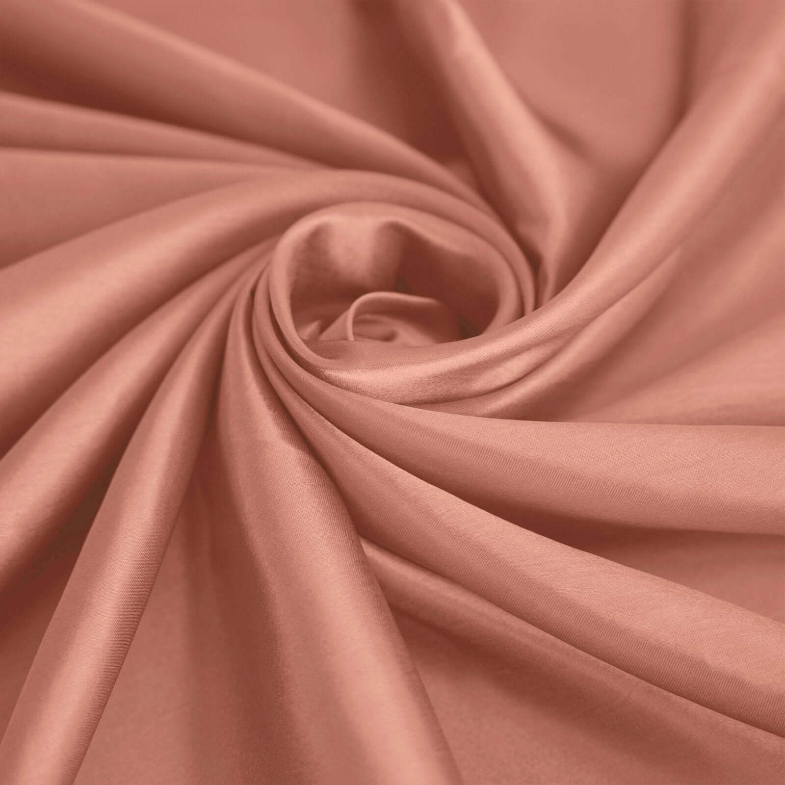 Satin Rectangular 90x156 Tablecloth Terracotta (Rust) - Seamless Table Cover
