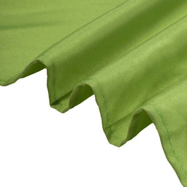 Polyester 90x90 Table Overlay Square Tablecloth Apple Green - Wrinkle-Resistant & Durable Table Cover