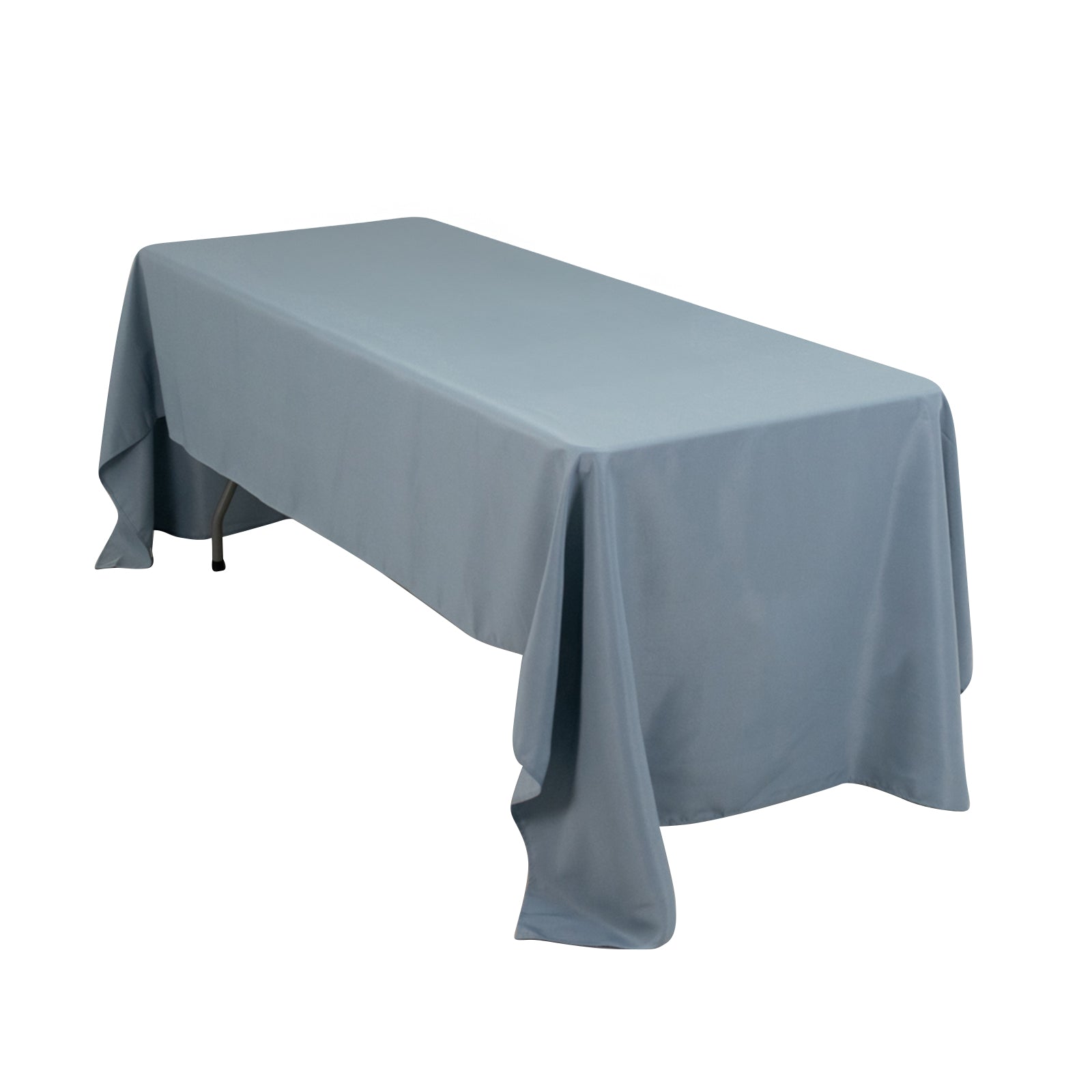 Premium Polyester 60x126 Rectangle Tablecloth Dusty Blue - Stain-Resistant 220GSM Finish Table Cover