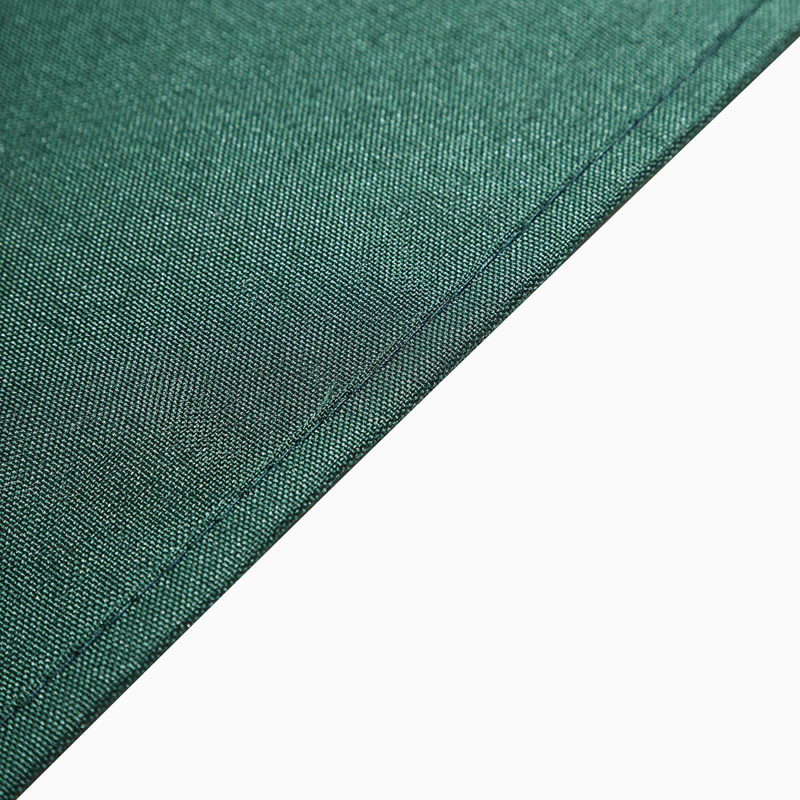 Polyester 60x126 Rectangle Tablecloth Hunter Emerald Green - Wrinkle-Resistant Table Cover