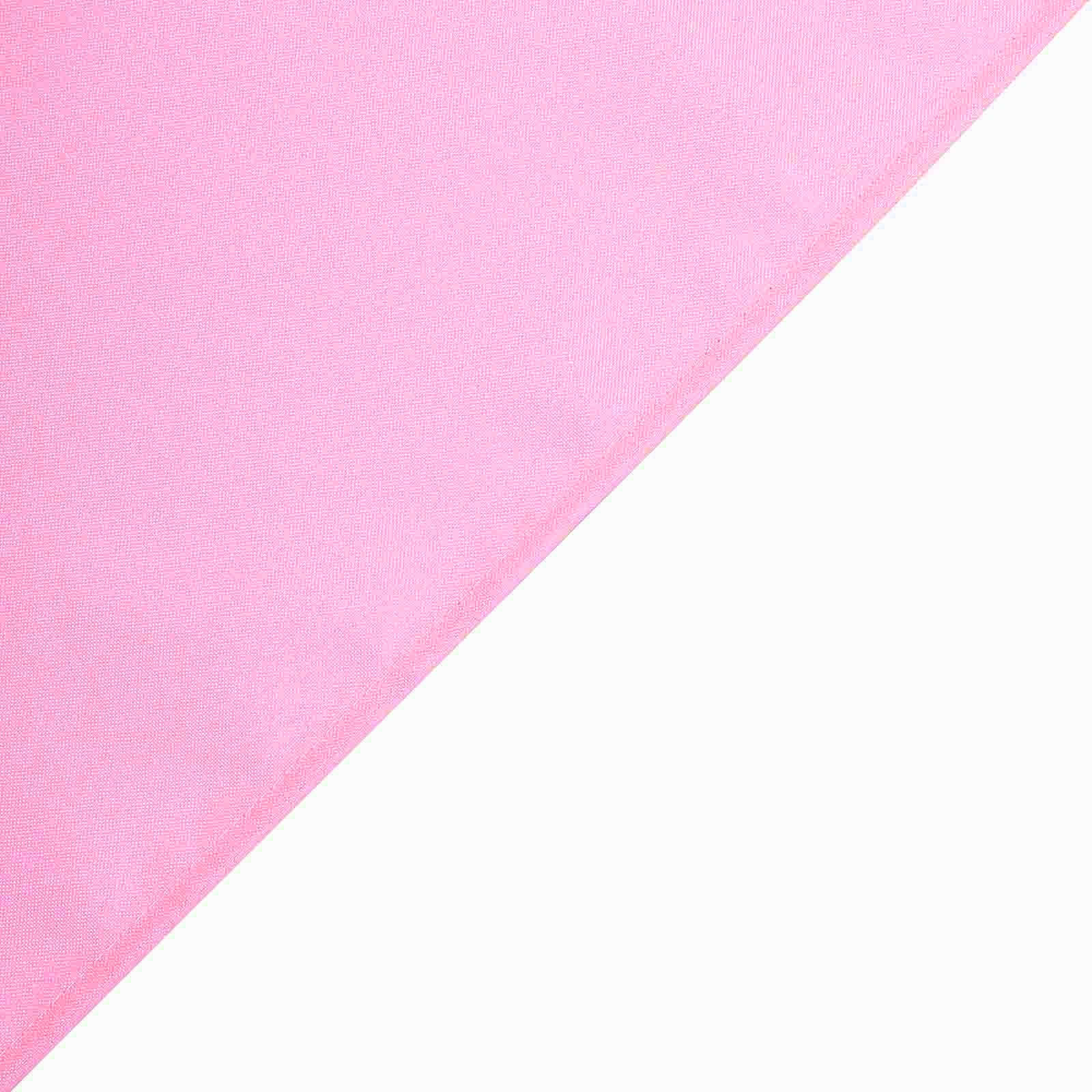 Polyester Square 70x70 Tablecloth Pink - Wrinkle-Resistant & Durable Table Cover