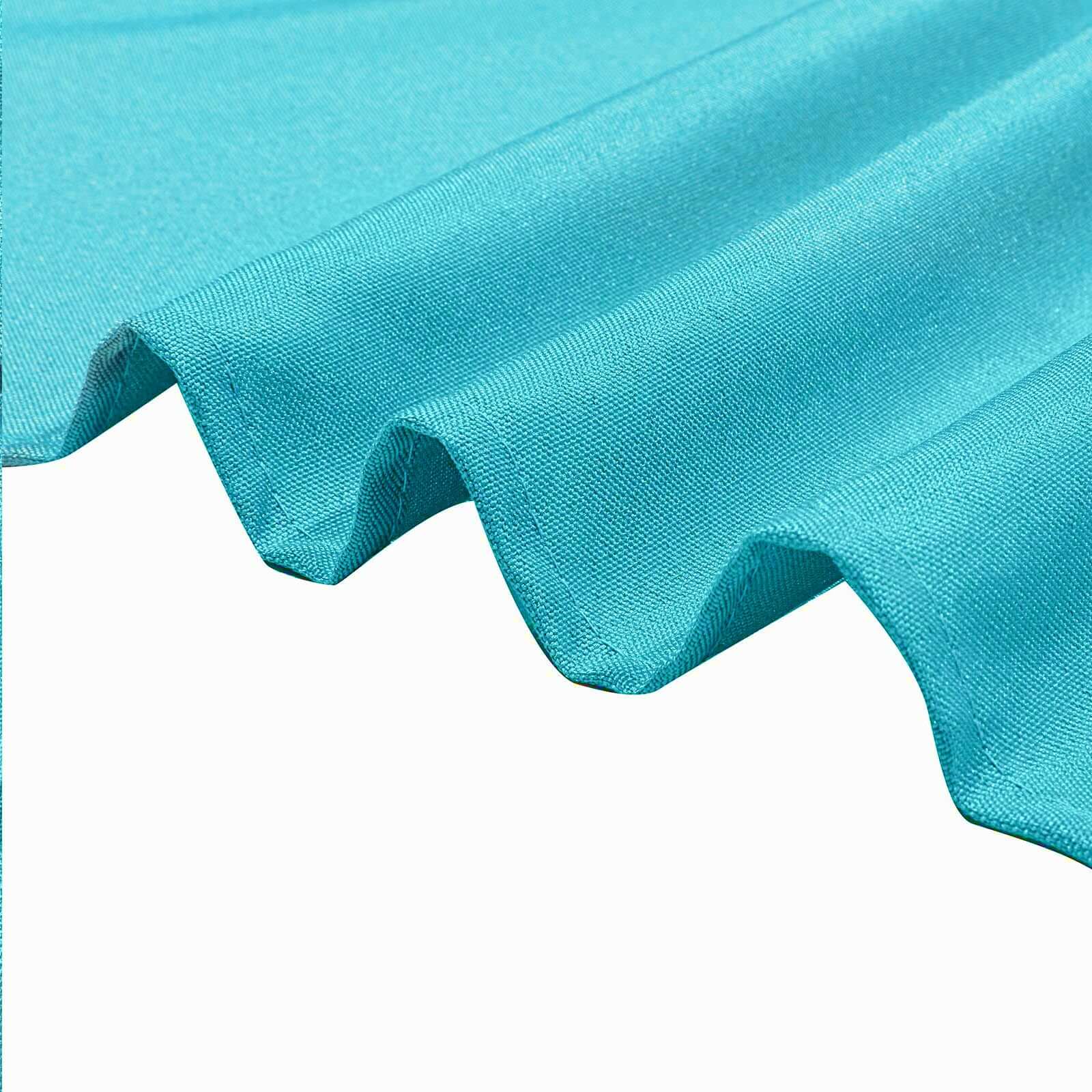 Polyester Square 90x90 Tablecloth Turquoise - Wrinkle-Resistant & Durable Table Cover