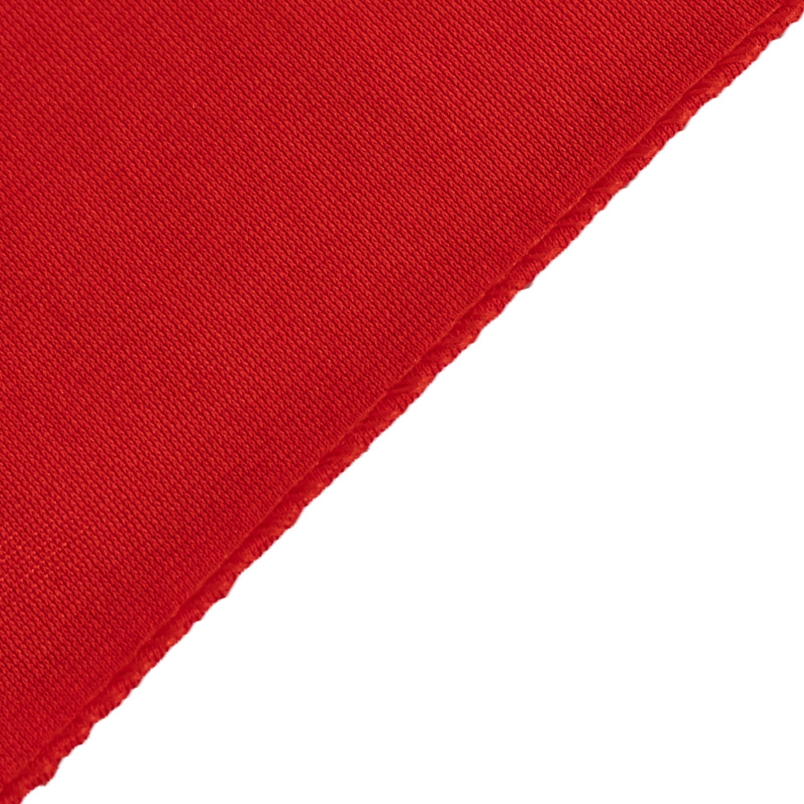 Premium Scuba Polyester 24x72 Wide Table Runner Red - Wrinkle-Free Table Linen