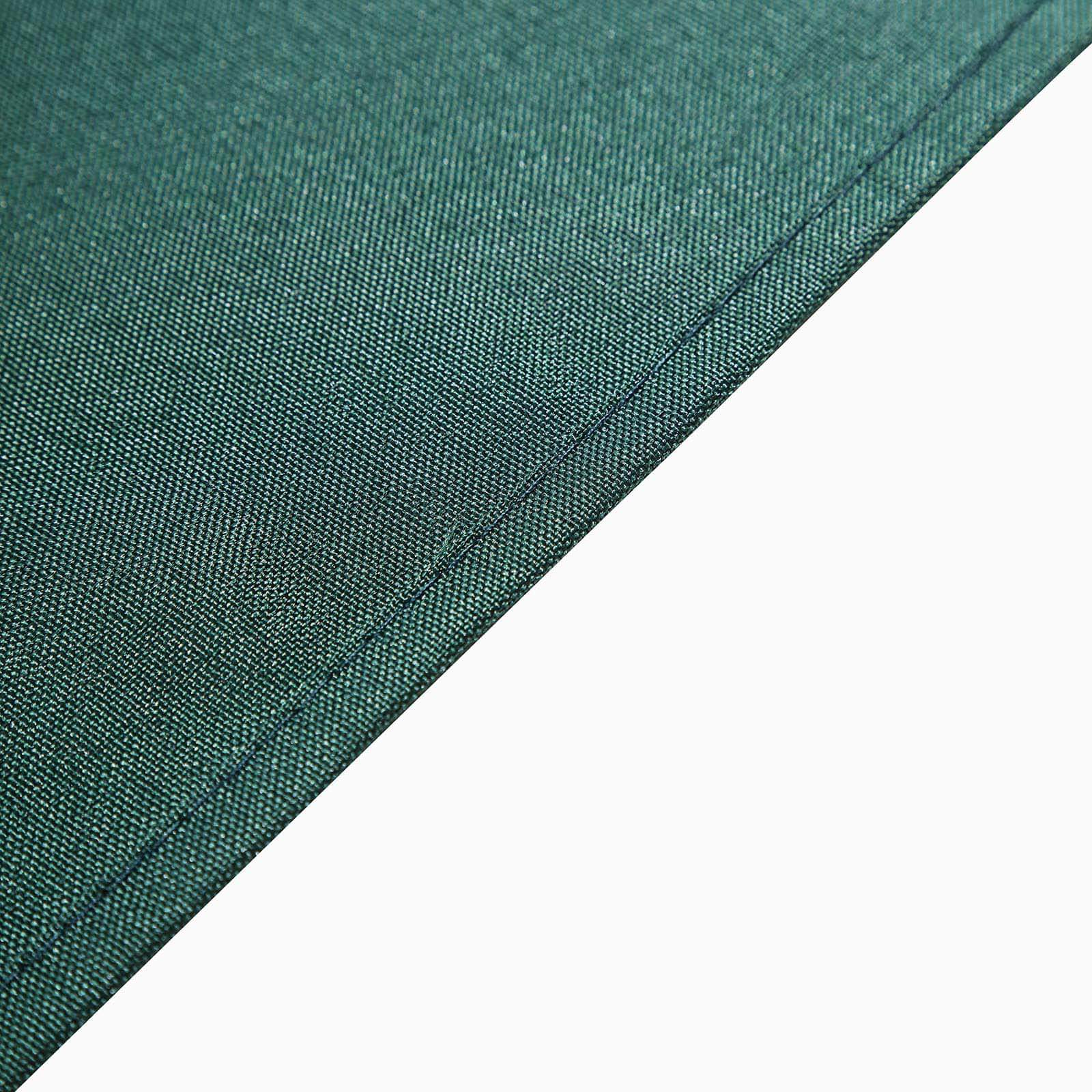 Polyester Square 70x70 Tablecloth Hunter Emerald Green - Wrinkle-Resistant & Durable Table Cover