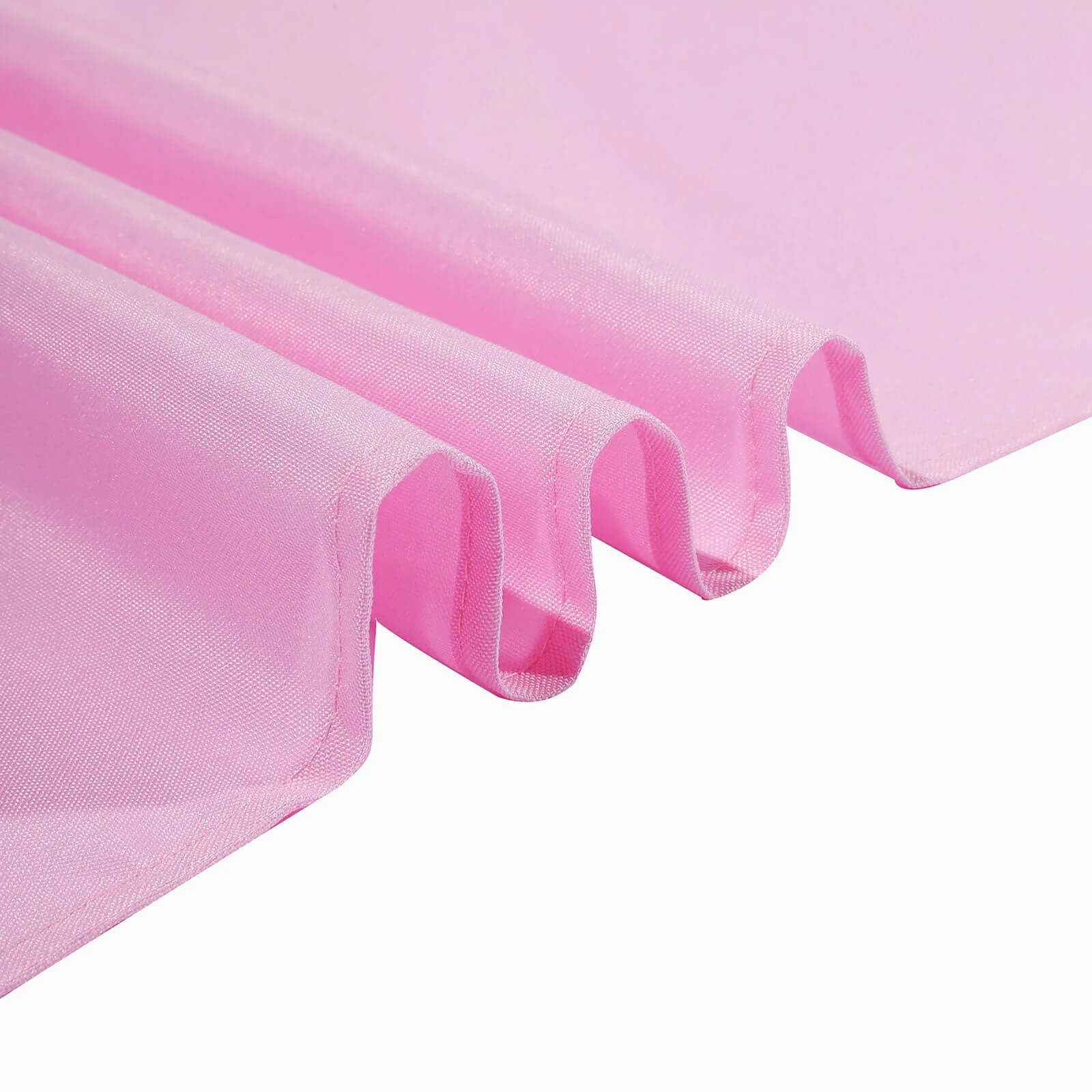 Polyester Square 90x90 Tablecloth Pink - Wrinkle-Resistant & Durable Table Cover