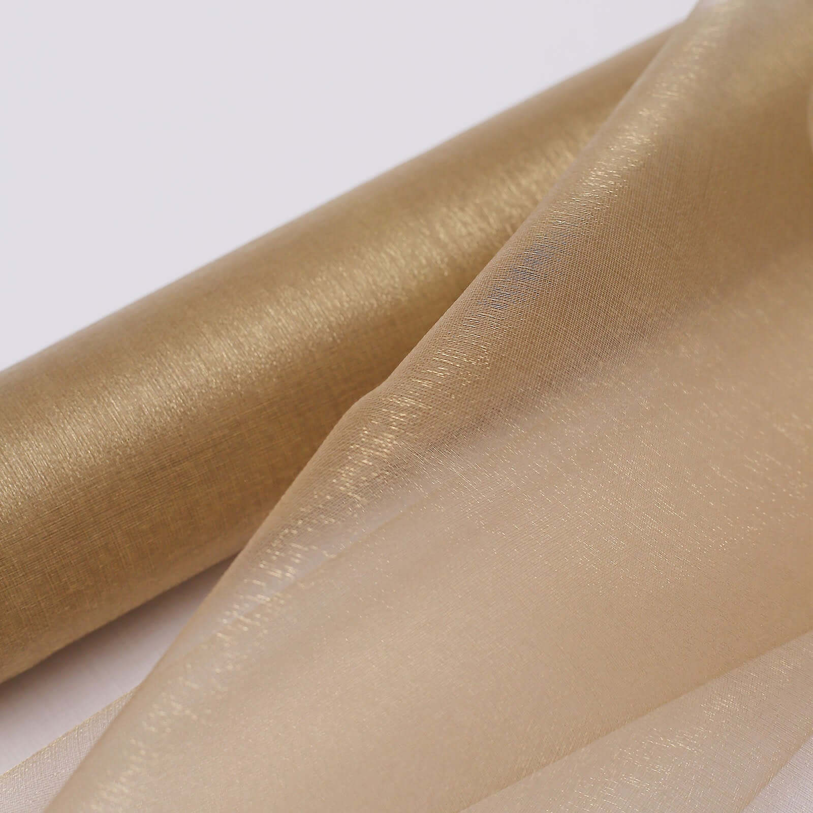 12x10yd Natural Sheer Chiffon Fabric Bolt, DIY Voile Drapery Roll