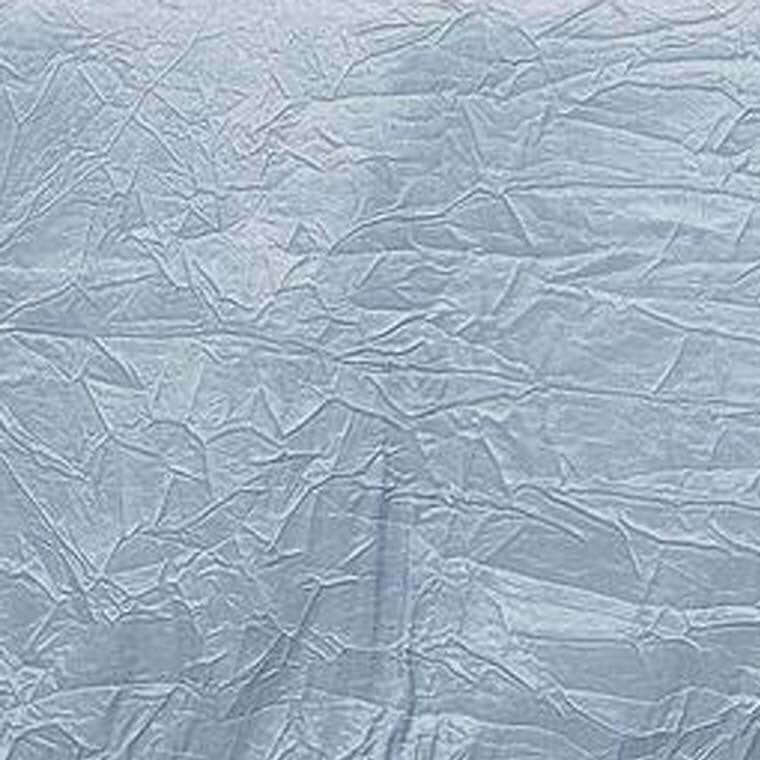 Taffeta 90x132 Rectangle Tablecloth Dusty Blue - Seamless Accordion Crinkle Table Cover