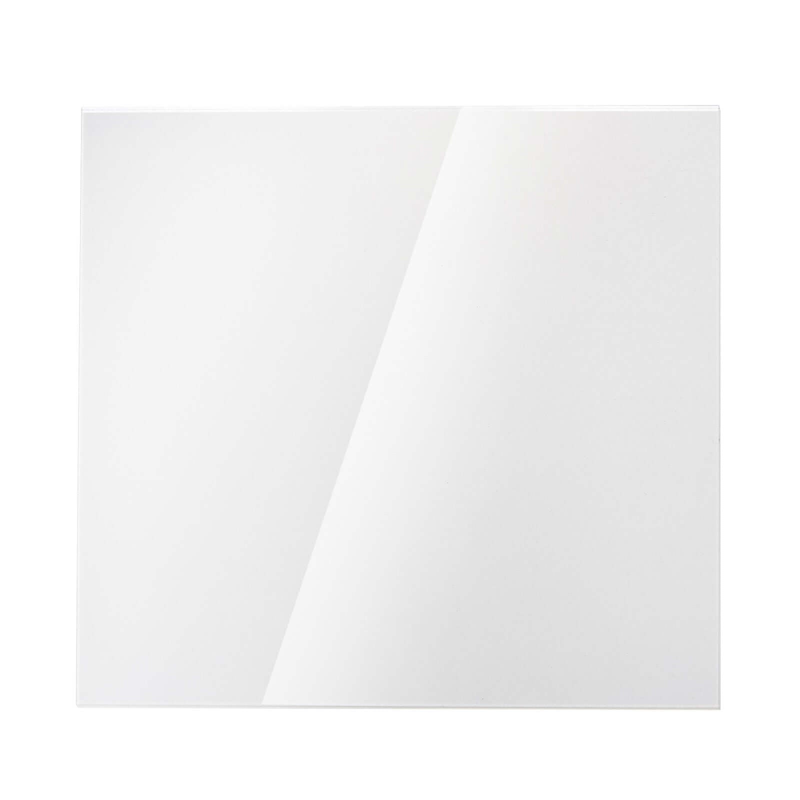 Set of 4 Acrylic Plexiglass Sheets Square Top Plates Assorted Sizes Clear - Protective Film Coating 3mm Thick