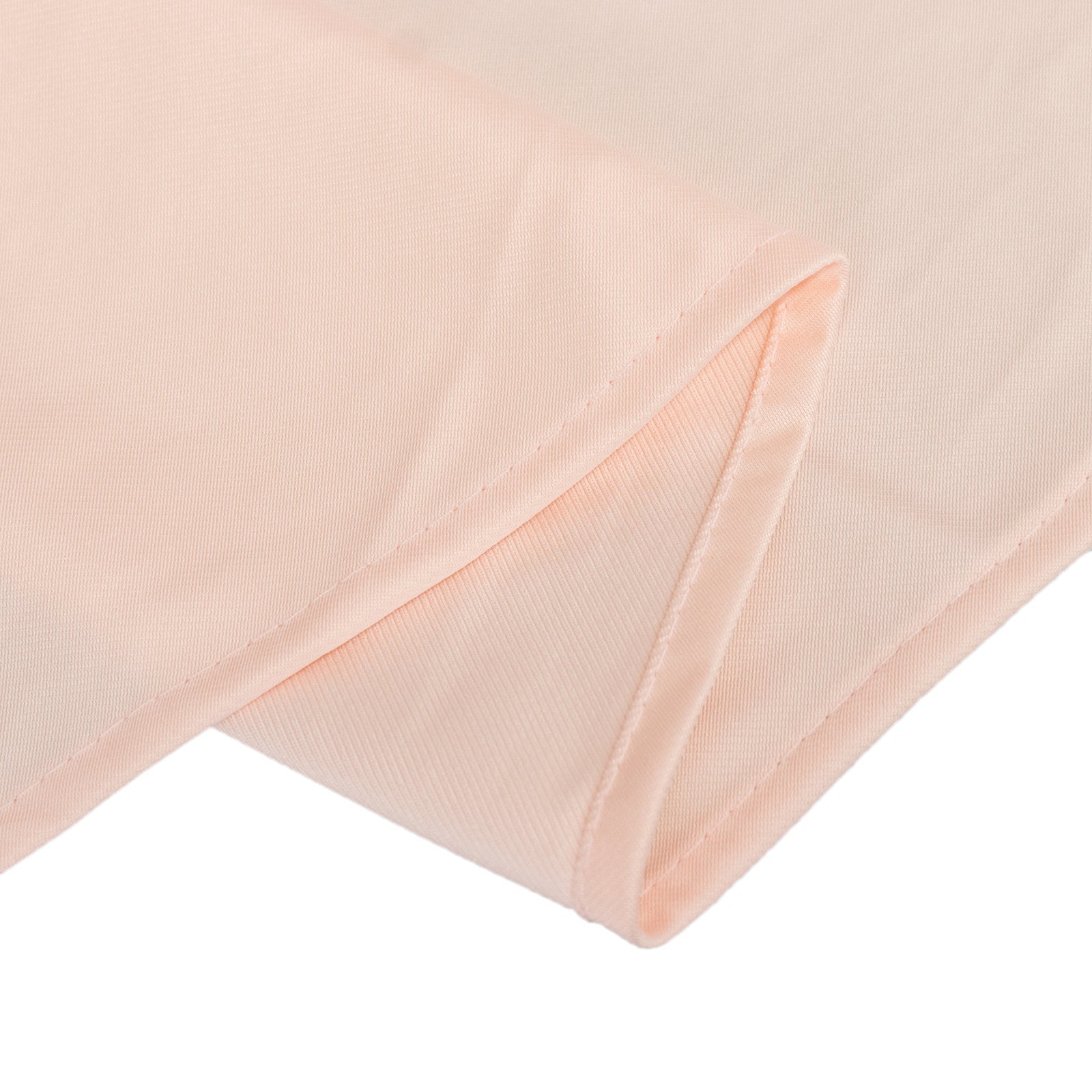 Premium Scuba Round 108 Tablecloth Blush - Wrinkle Free & Stain Resistant Table Cover