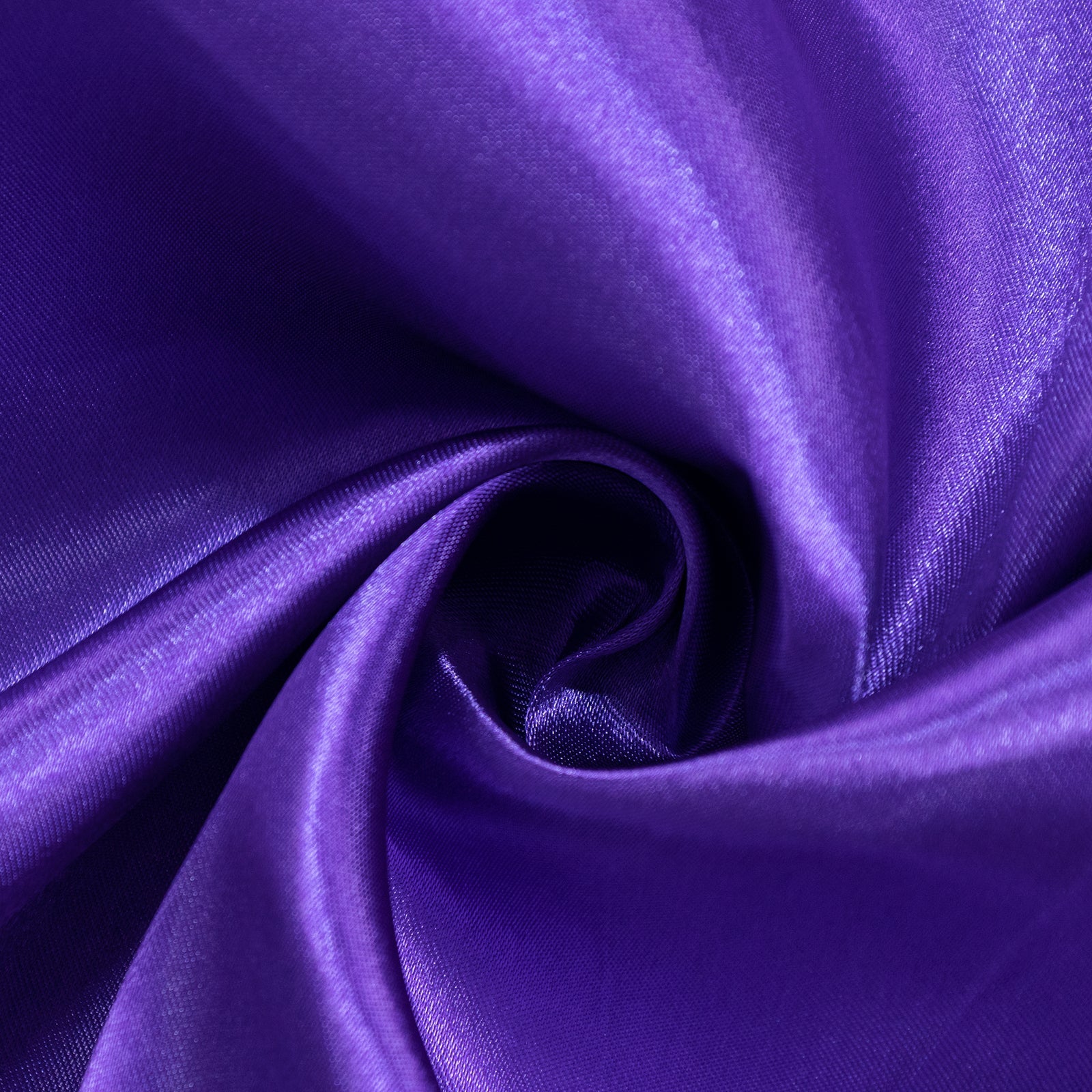 Satin 132 Round Tablecloth Purple - Stylish Seamless Table Cover