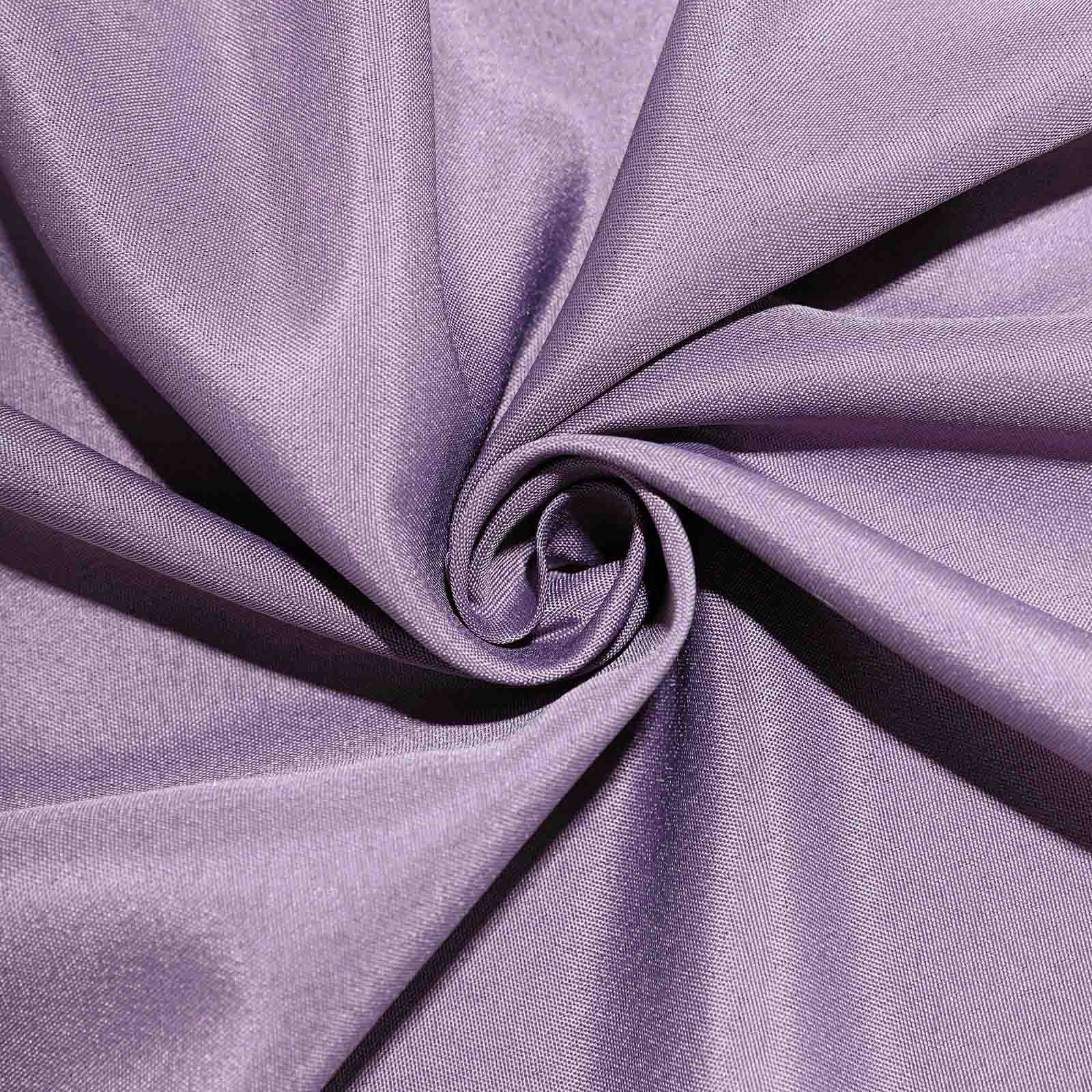 Polyester 120 Round Tablecloth Violet Amethyst - Seamless Wrinkle-Resistant Table Cover