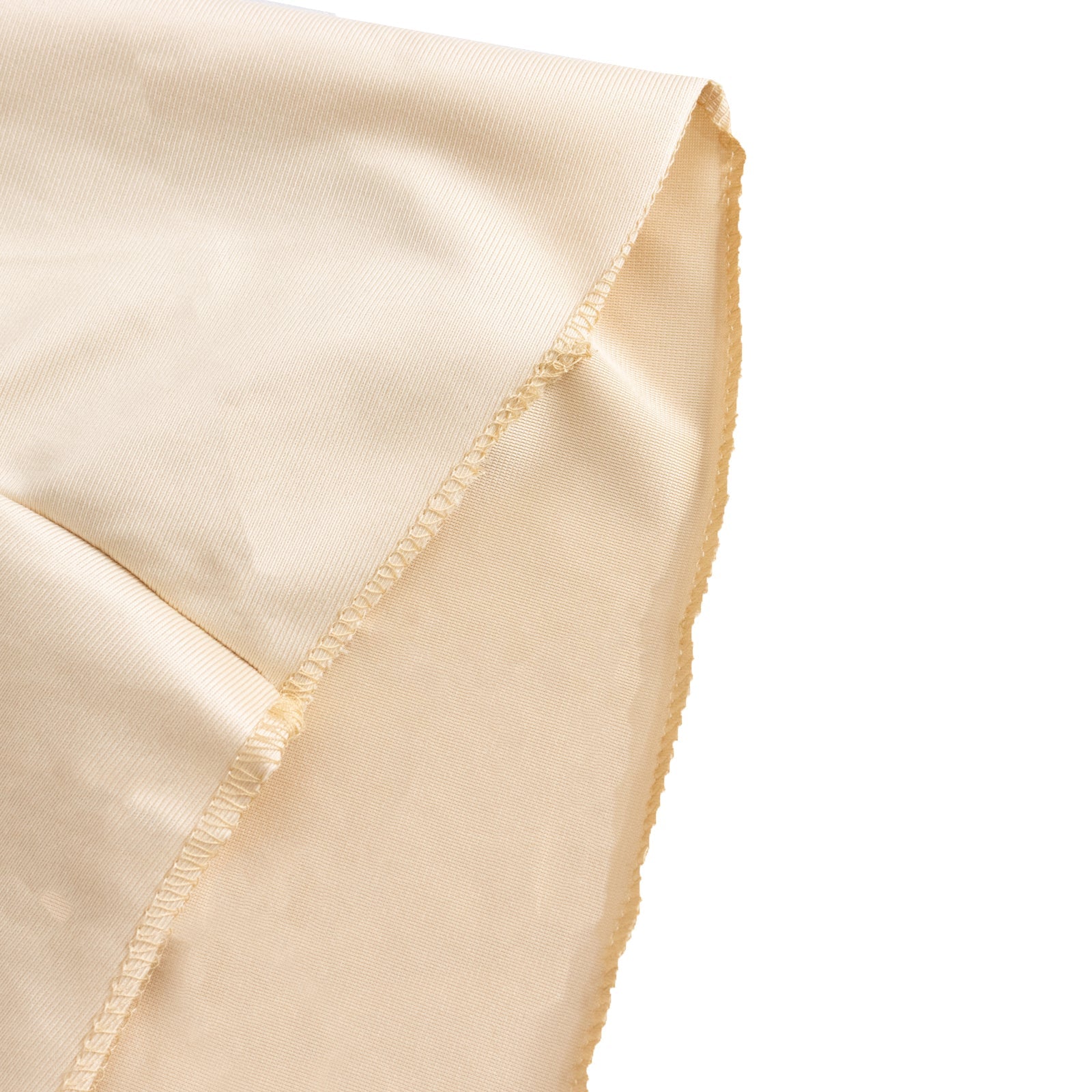 Scuba Stretch Chair Cover Beige for Banquet Chairs Slim Fit Design - Wrinkle Free and Durable Slipcover