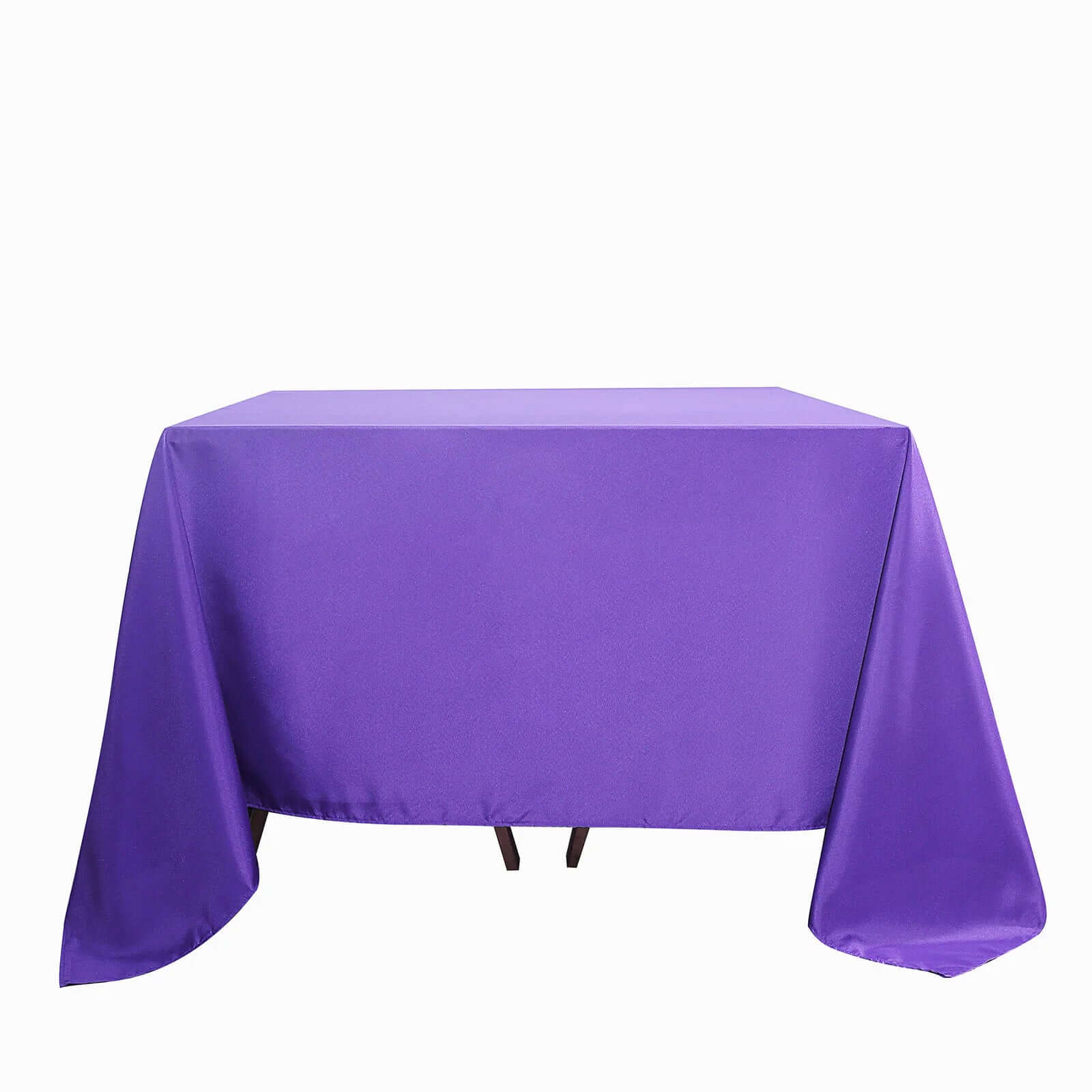 Polyester Square 90x90 Tablecloth Purple - Wrinkle-Resistant & Durable Table Cover