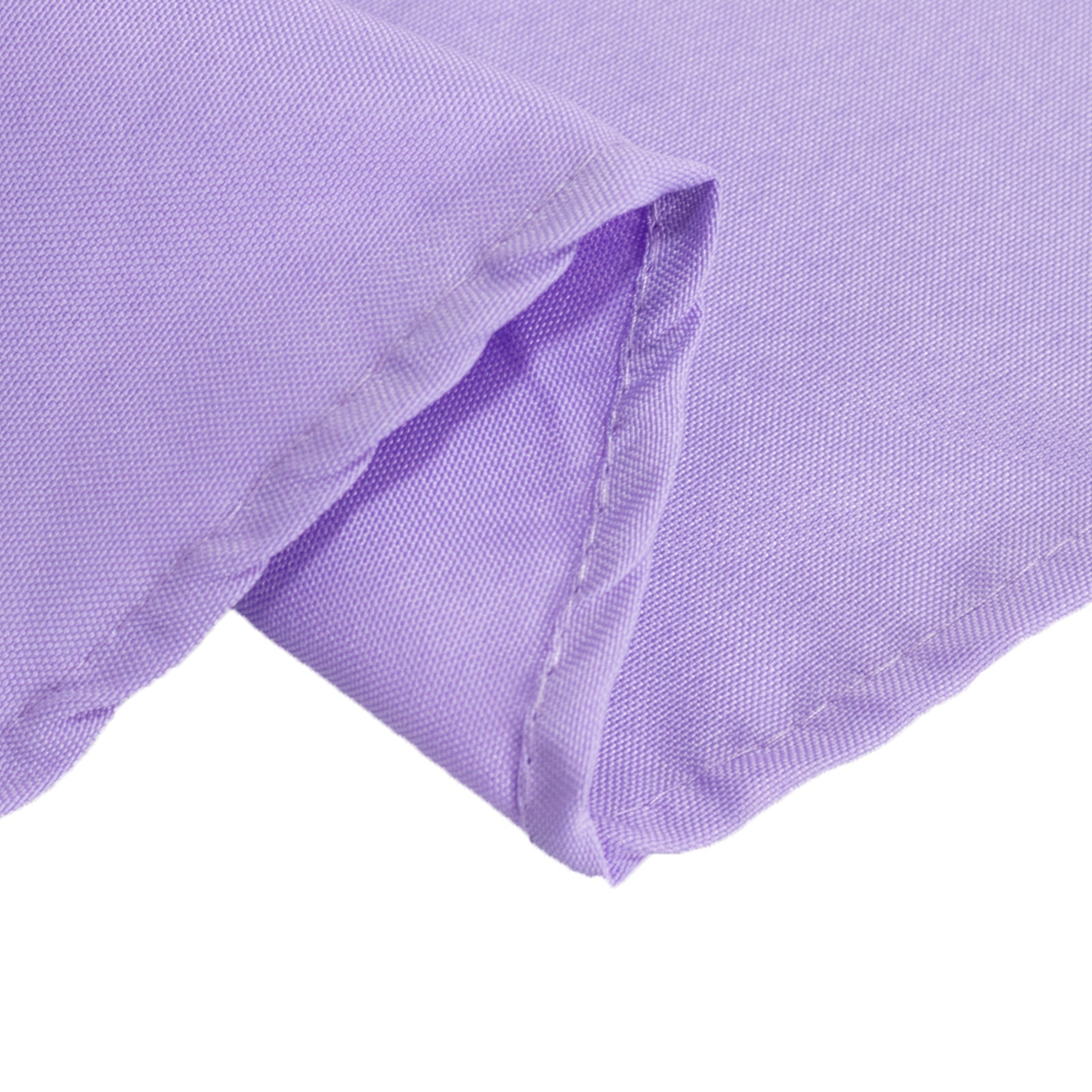 Premium Polyester 90 Round Tablecloth Lavender Lilac - Stain and Wrinkle-Resistant Design with 220GSM Thickness Table Cover