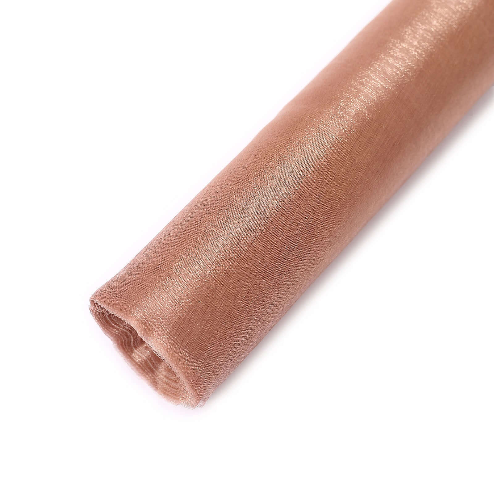 12x10yd Dusty Rose Sheer Chiffon Fabric Bolt, DIY Voile Drapery Roll