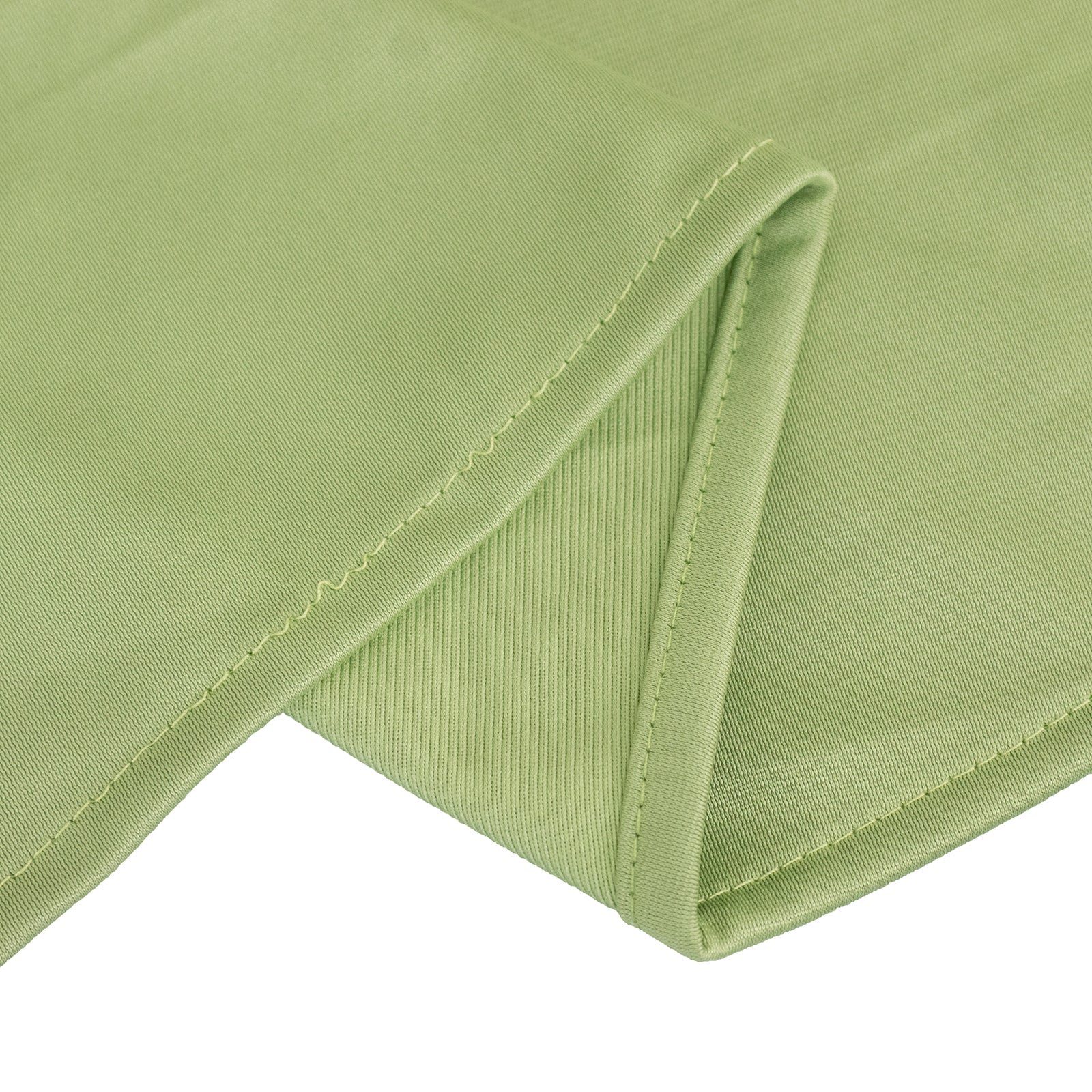 Premium Scuba Round 108 Tablecloth Sage Green - Wrinkle Free & Stain Resistant Table Cover