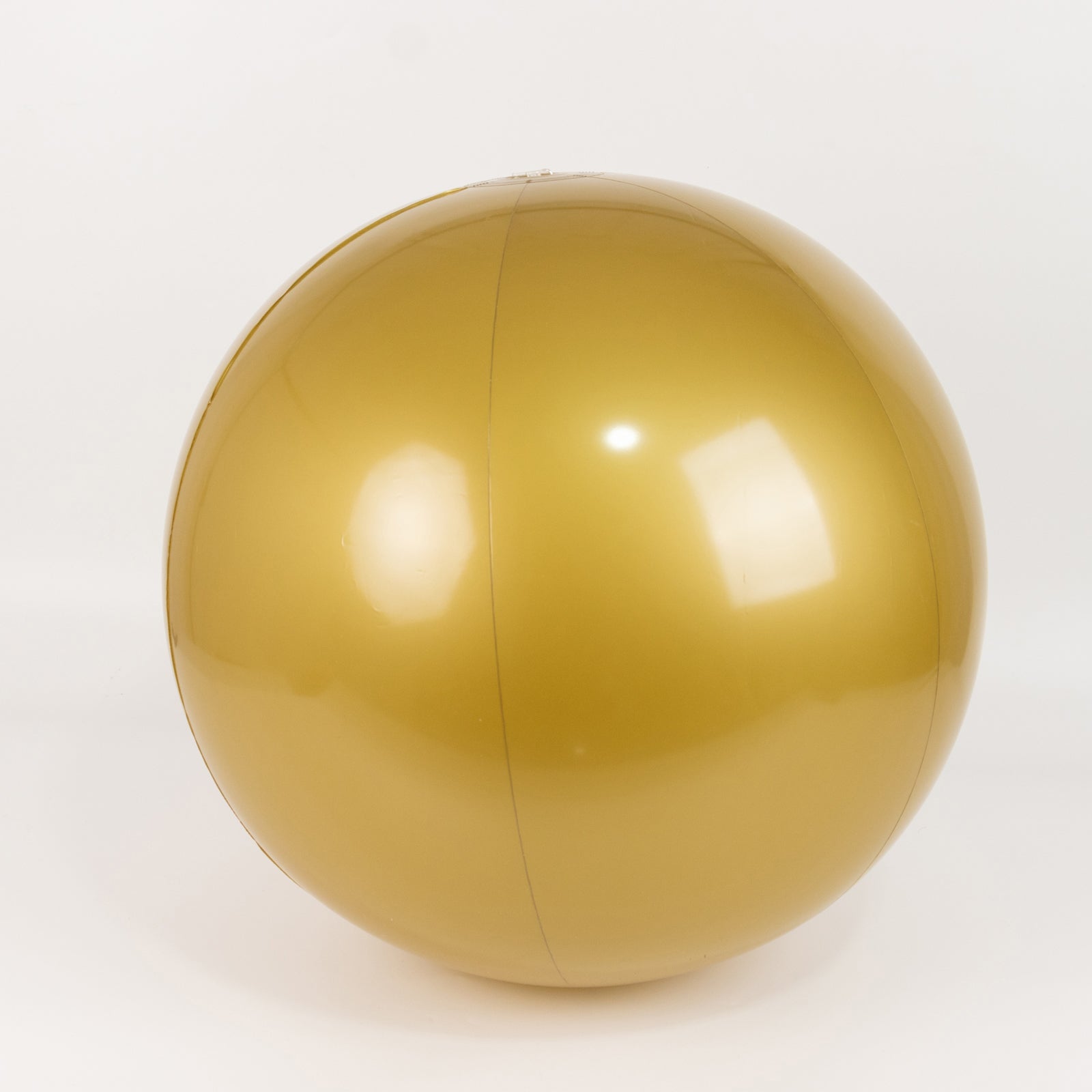 2 Pack 20 Inflatable Gold Decorative Balls - Round Vinyl Pool and Party Balls, Lightweight & Fun