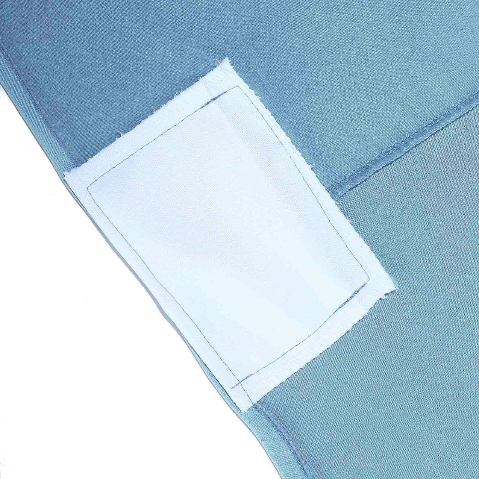 Stretch Spandex 96x30 Rectangle Table Cover Dusty Blue - Durable Form-Fitting Tablecloth