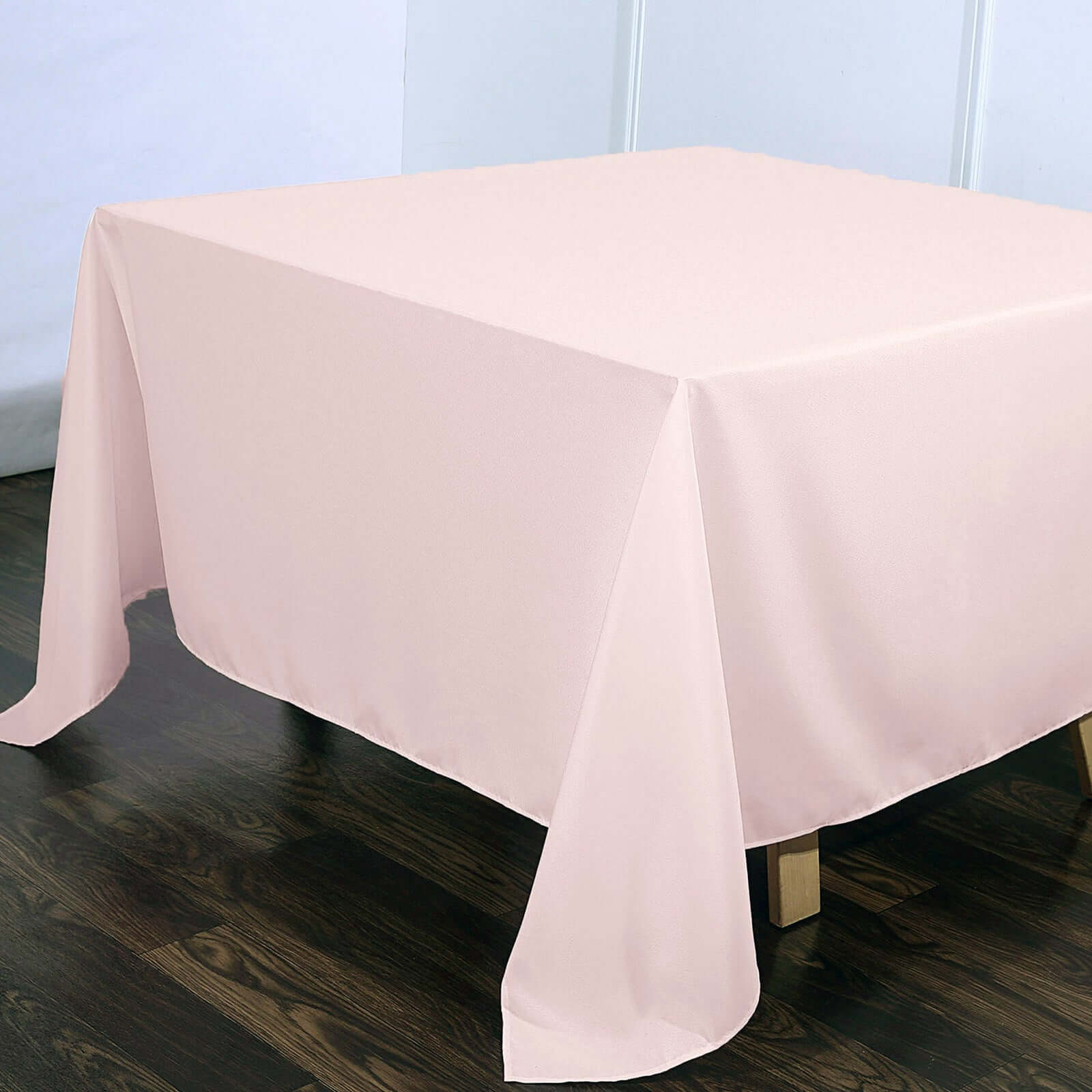 Polyester Square 70x70 Tablecloth Blush - Wrinkle-Resistant & Durable Table Cover
