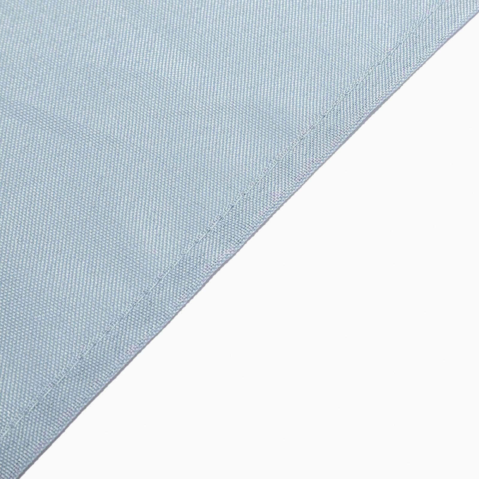 Polyester 90x90 Table Overlay Square Tablecloth Dusty Blue - Wrinkle-Resistant & Durable Table Cover