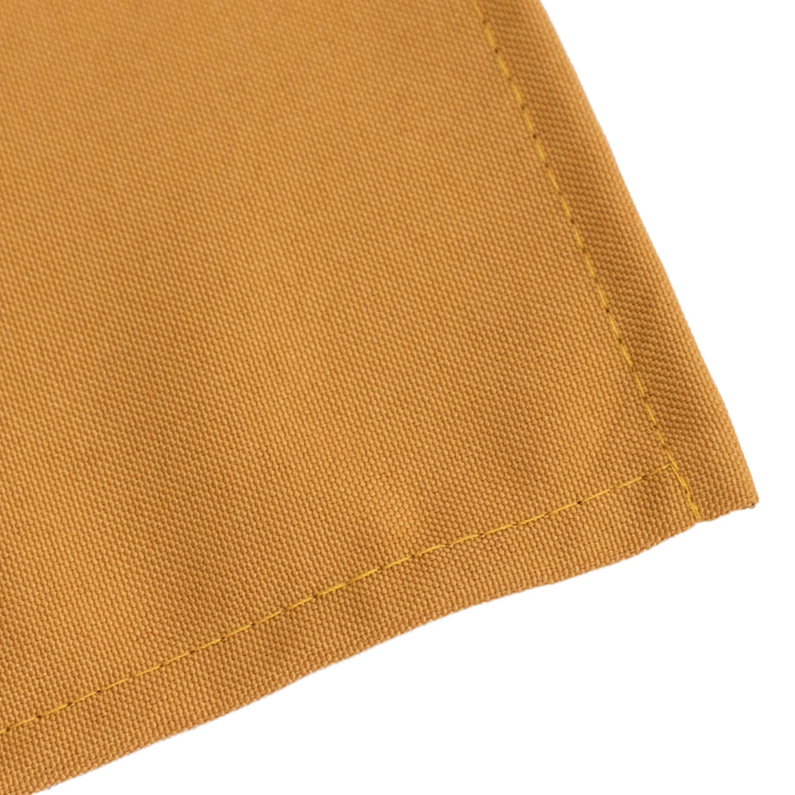 Premium Polyester 54x54 Table Overlay Square Tablecloth Gold - Stain and Wrinkle-Resistant 220GSM Finish for Weddings & Events