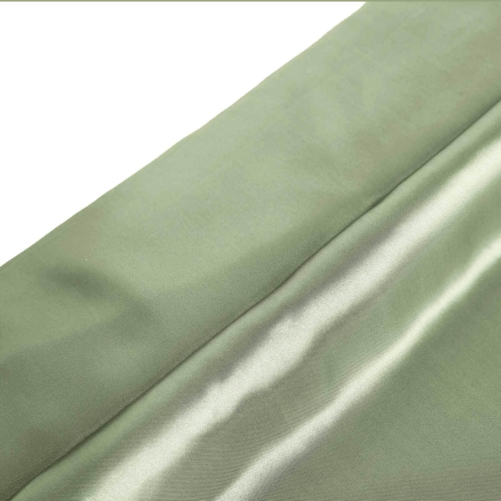 10 Yards x 54 Dusty Sage Green Satin Fabric Bolt