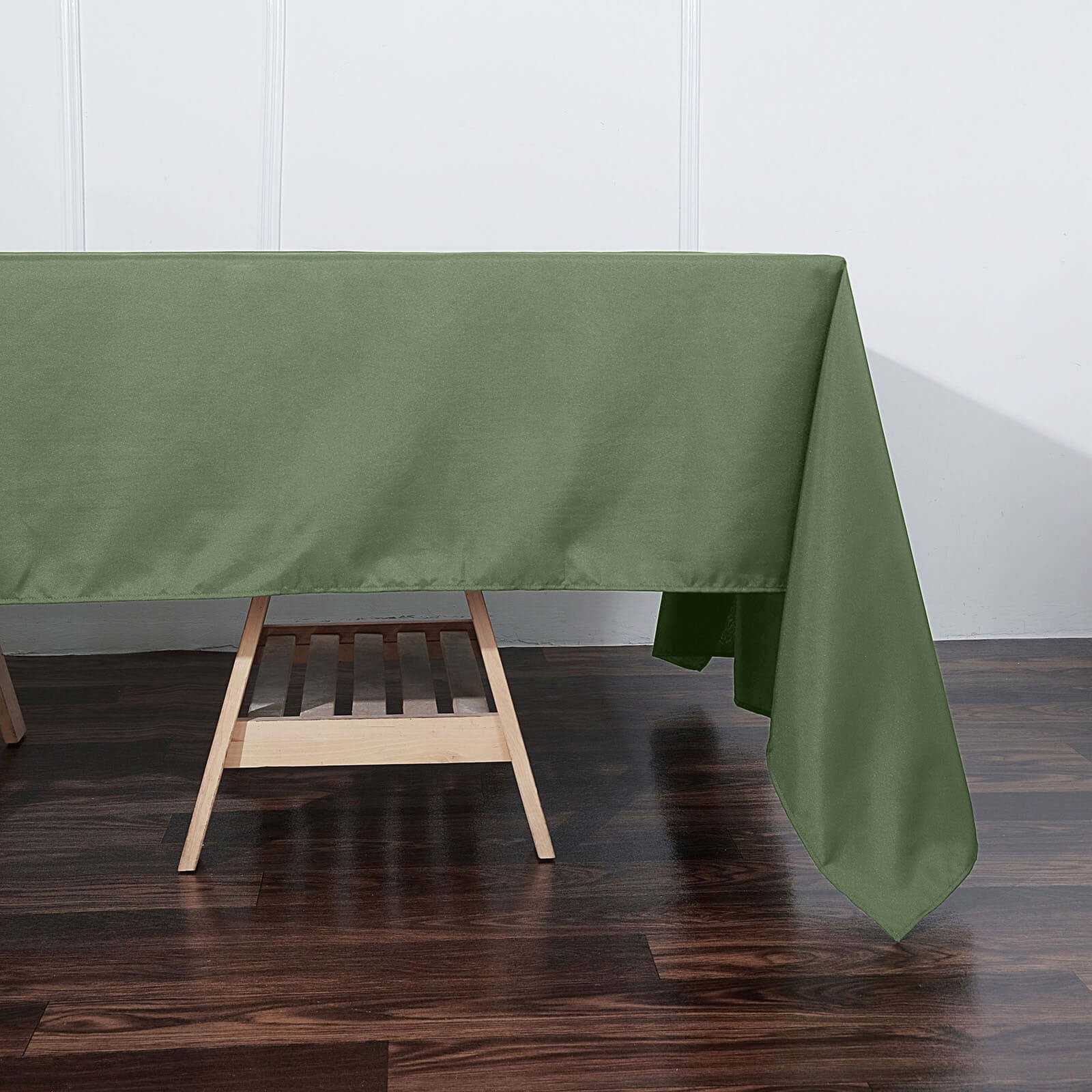 Polyester 60x126 Rectangle Tablecloth Olive Green - Wrinkle-Resistant Table Cover