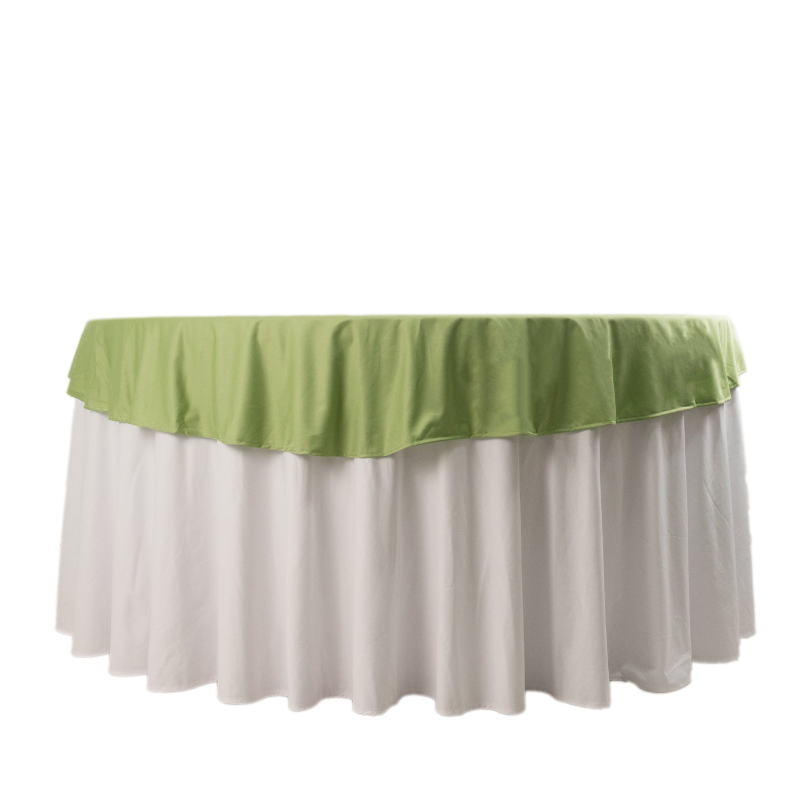 Premium Scuba Round 70 Tablecloth Sage Green - Wrinkle Free & Stain Resistant Table Cover