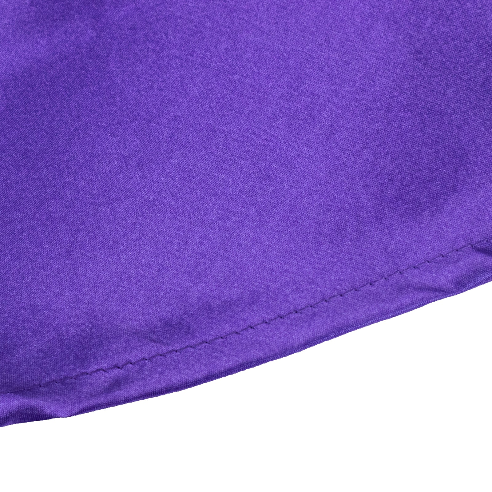 Satin 132 Round Tablecloth Purple - Stylish Seamless Table Cover