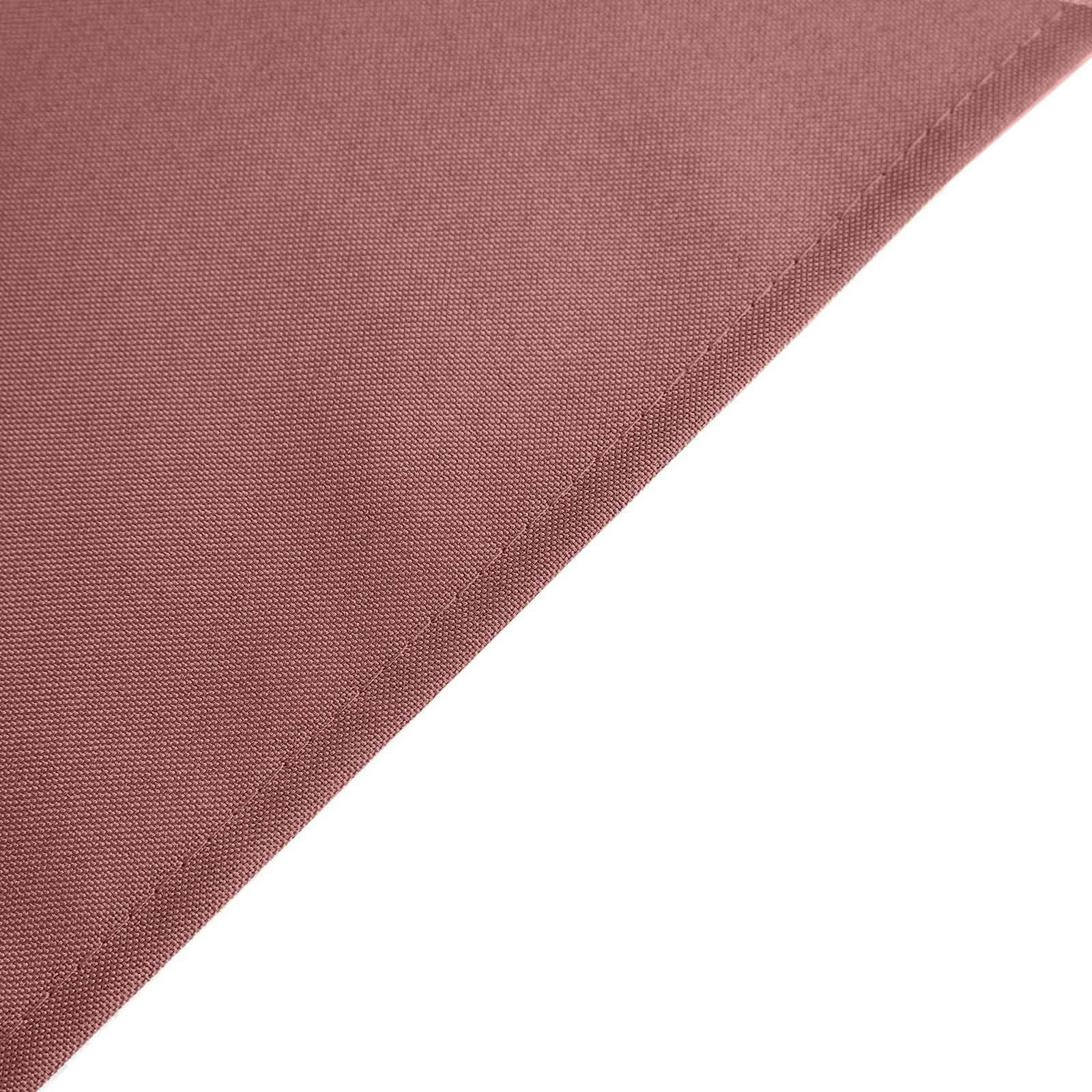 Polyester 60x102 Rectangle Tablecloth Cinnamon Rose - Durable and Stylish Table Cover