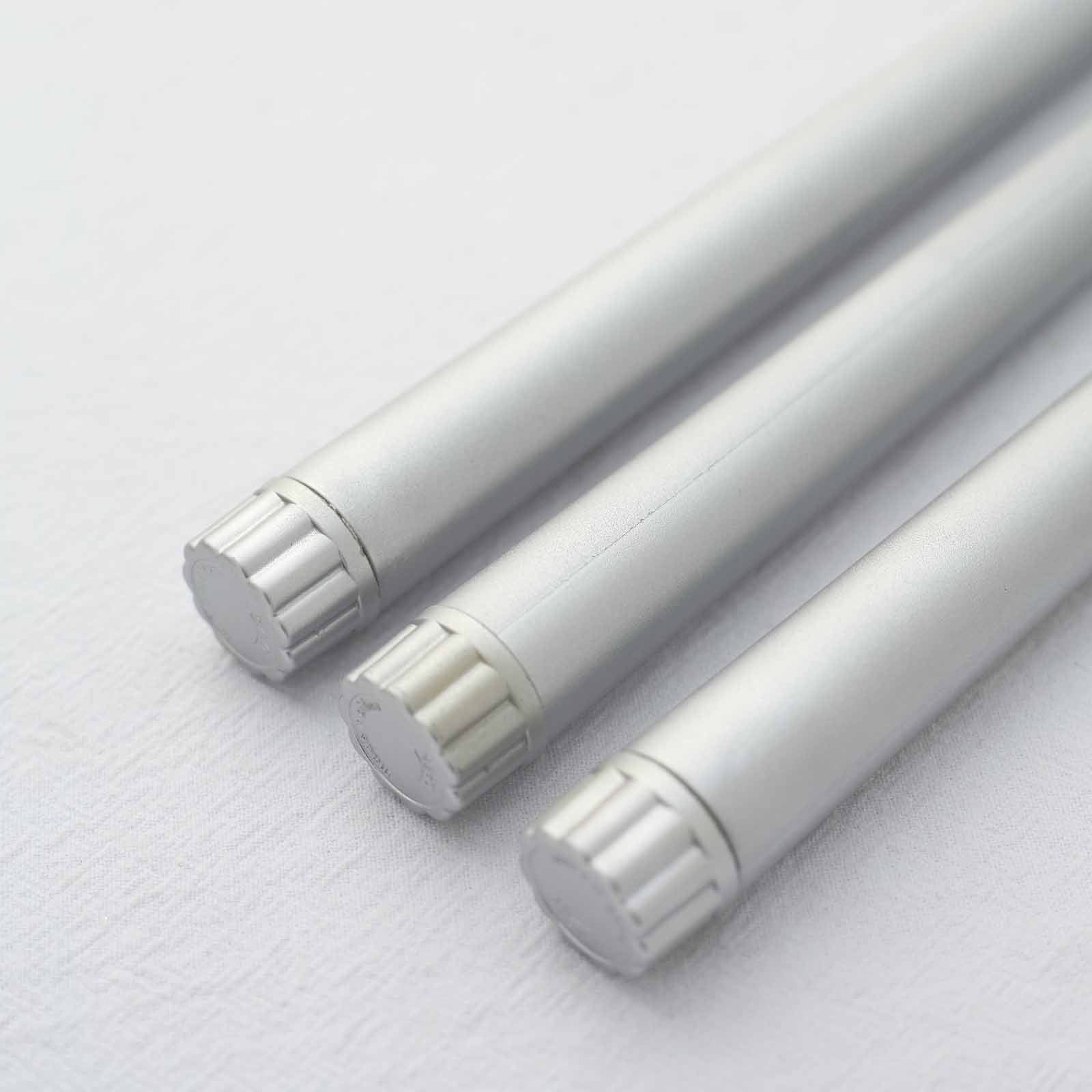 3-Pack LED Decorative Lighting Warm Flickering Silver - Flameless Taper Candles 11